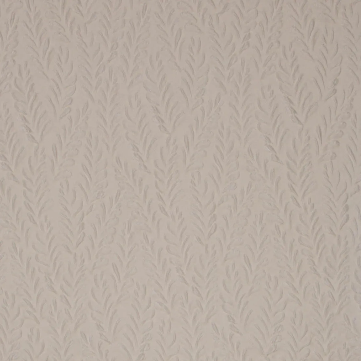 Jacquard met bladerenmotief.