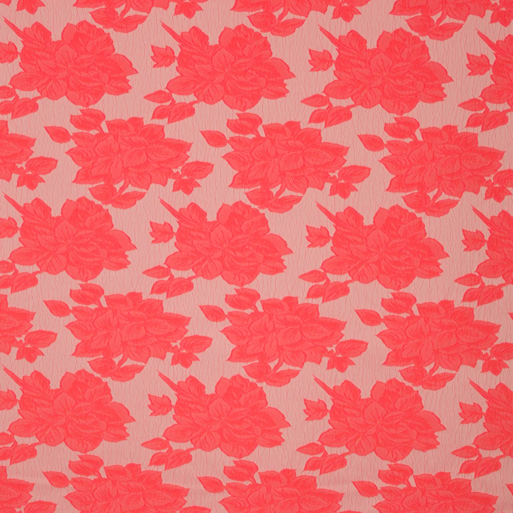 Jacquard met grote bloemen