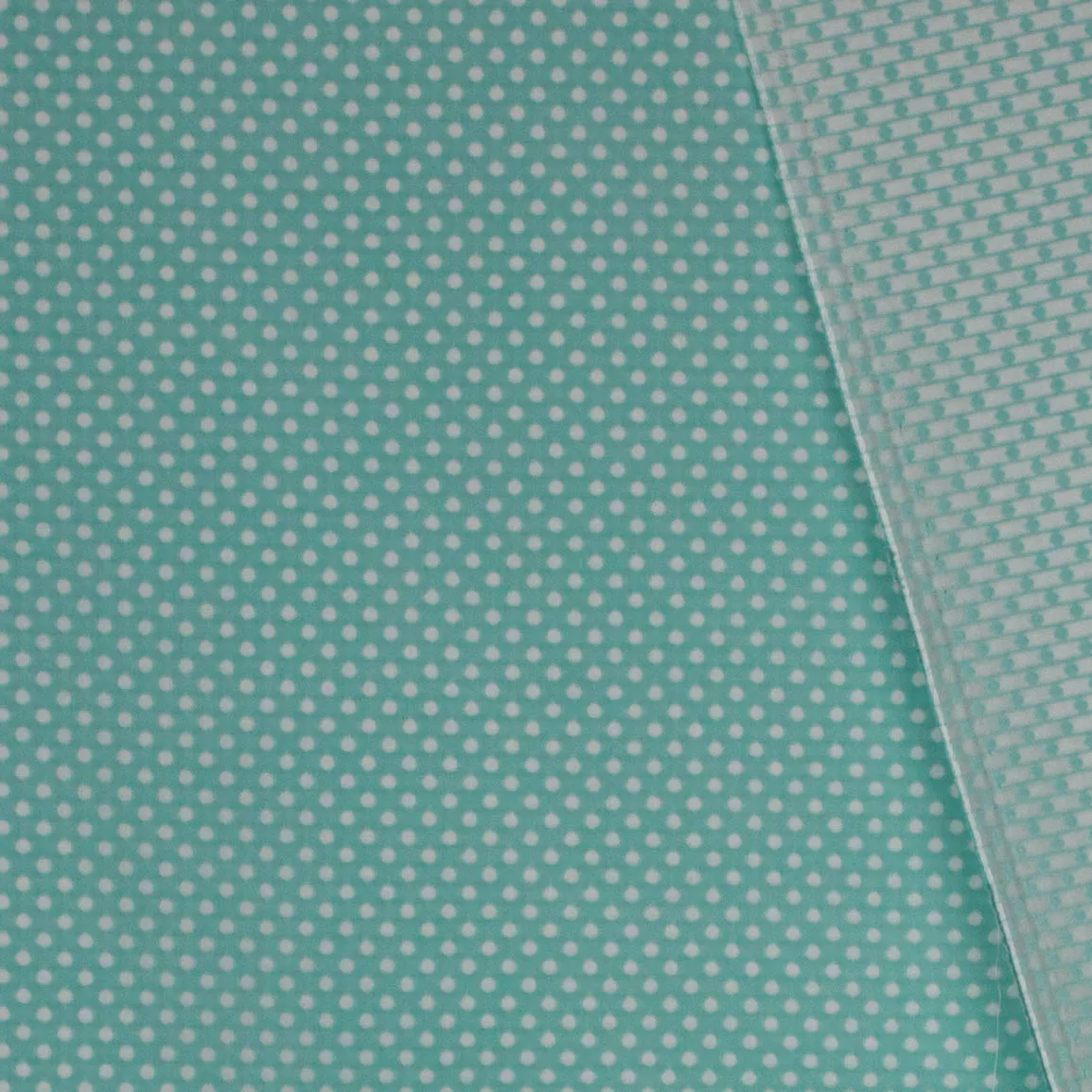 double face jacquard met bollen