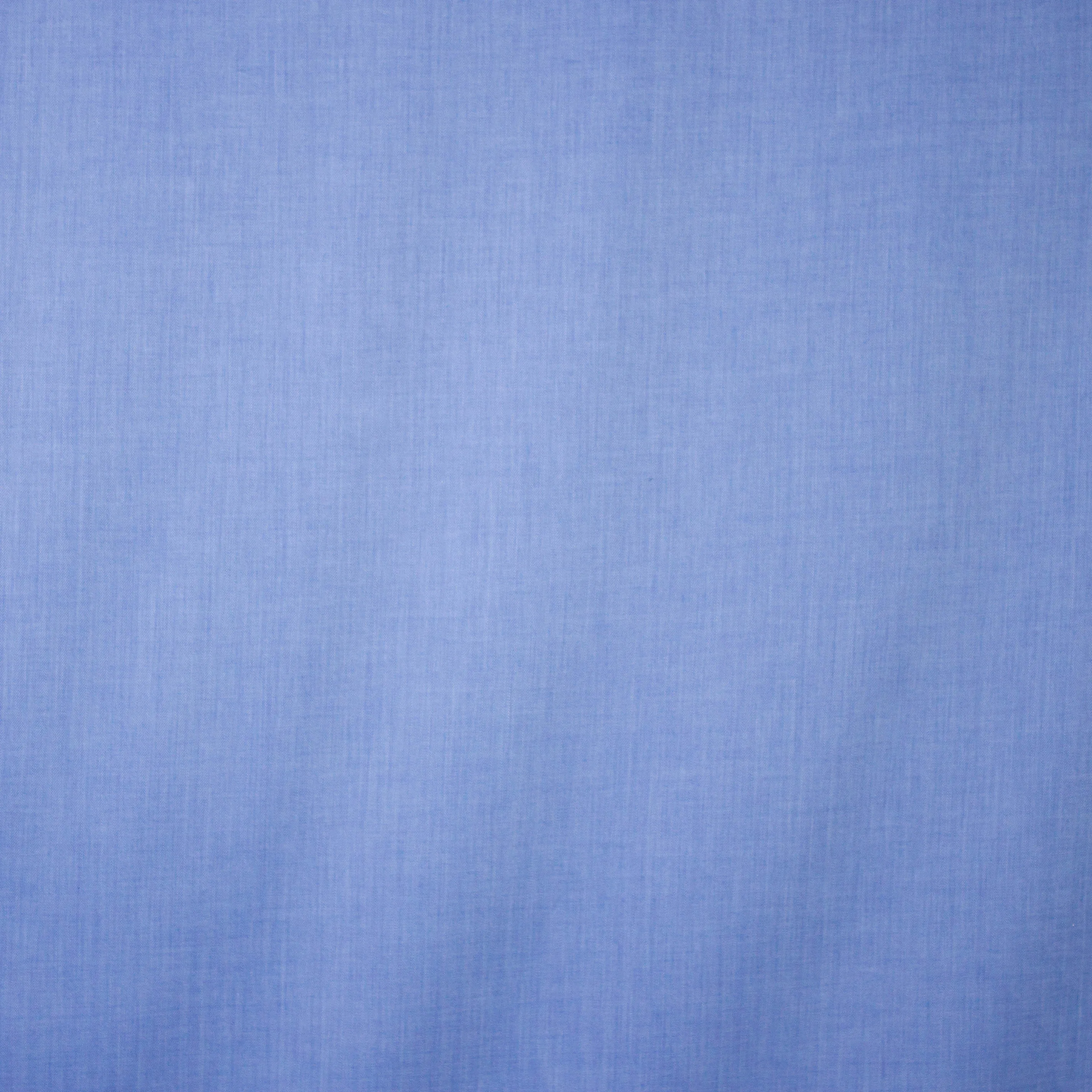 Blauwe katoen met visgraatmotief