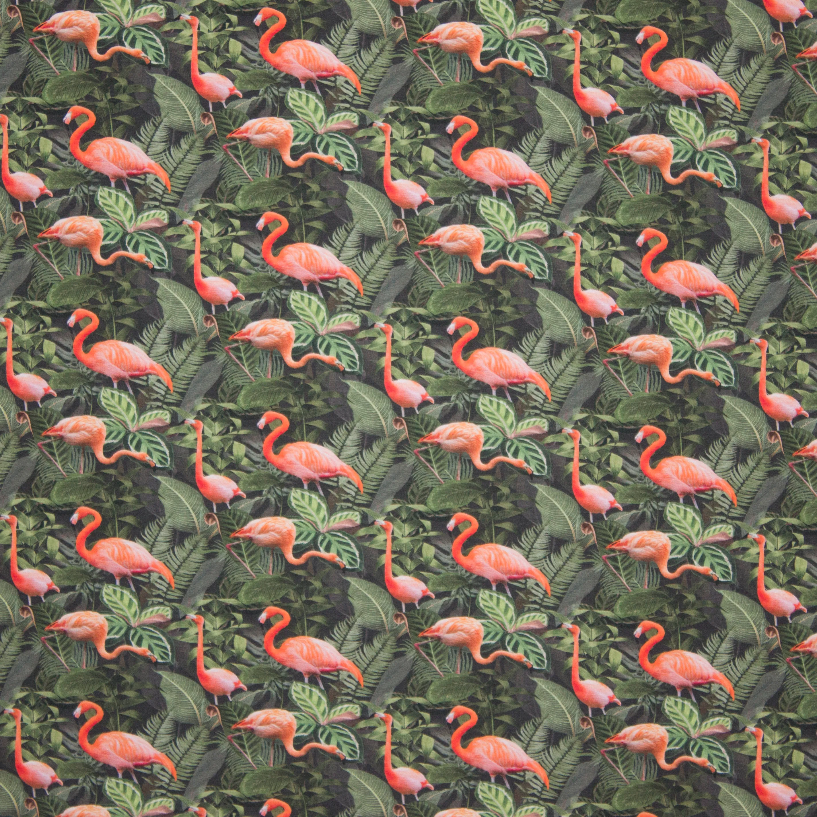 katoentricot Flamingo