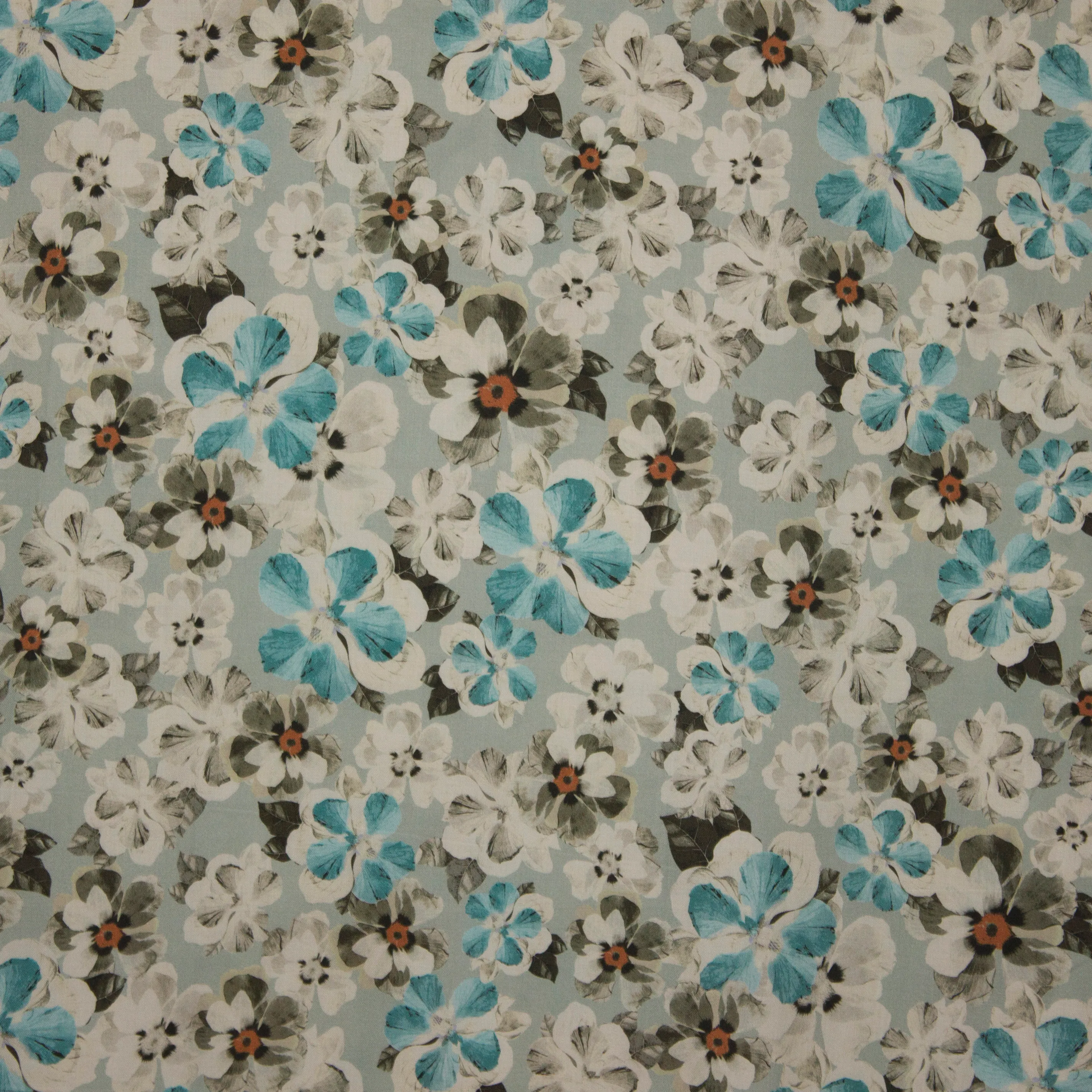 zachte viscose met bloemen