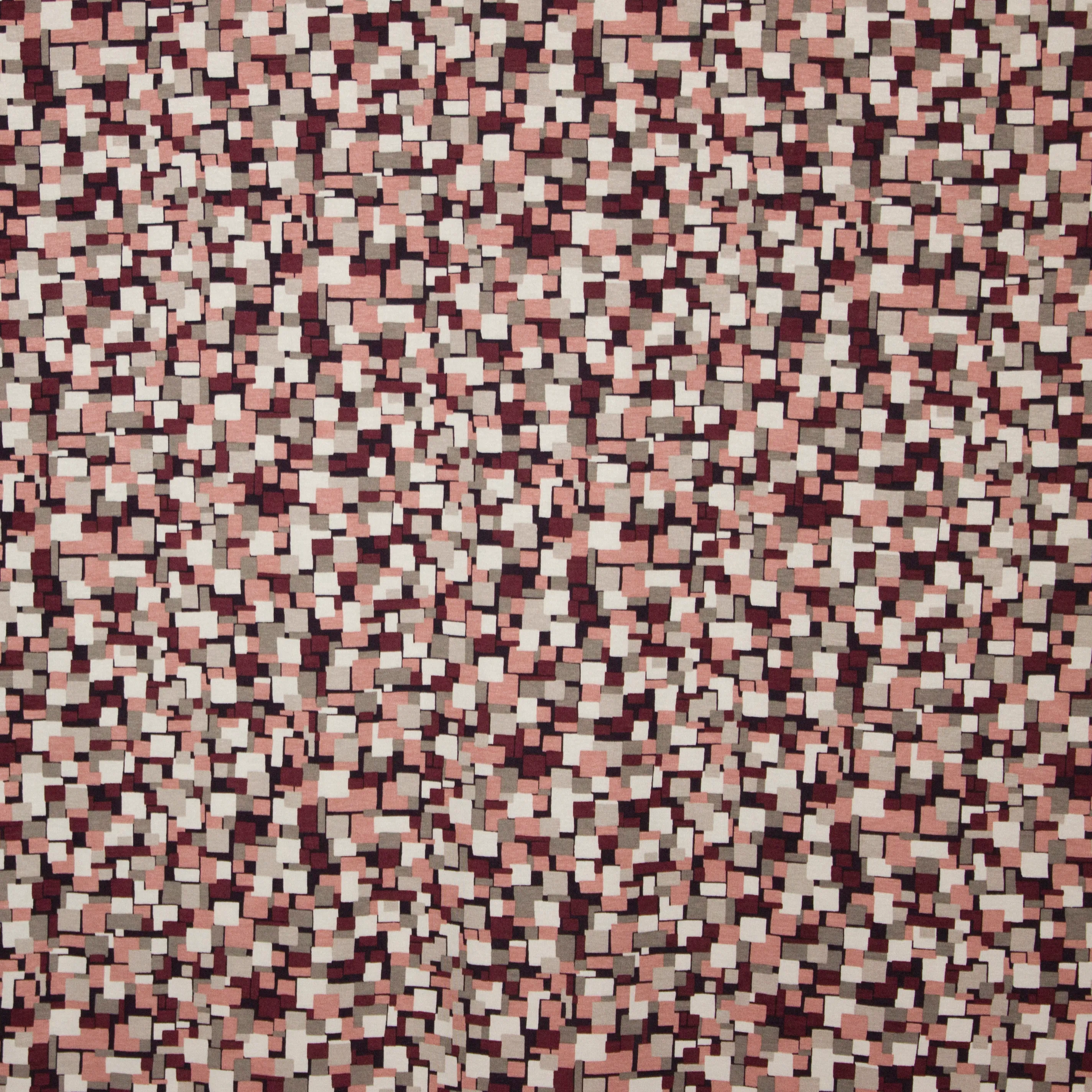 tricot met blokjesmotief