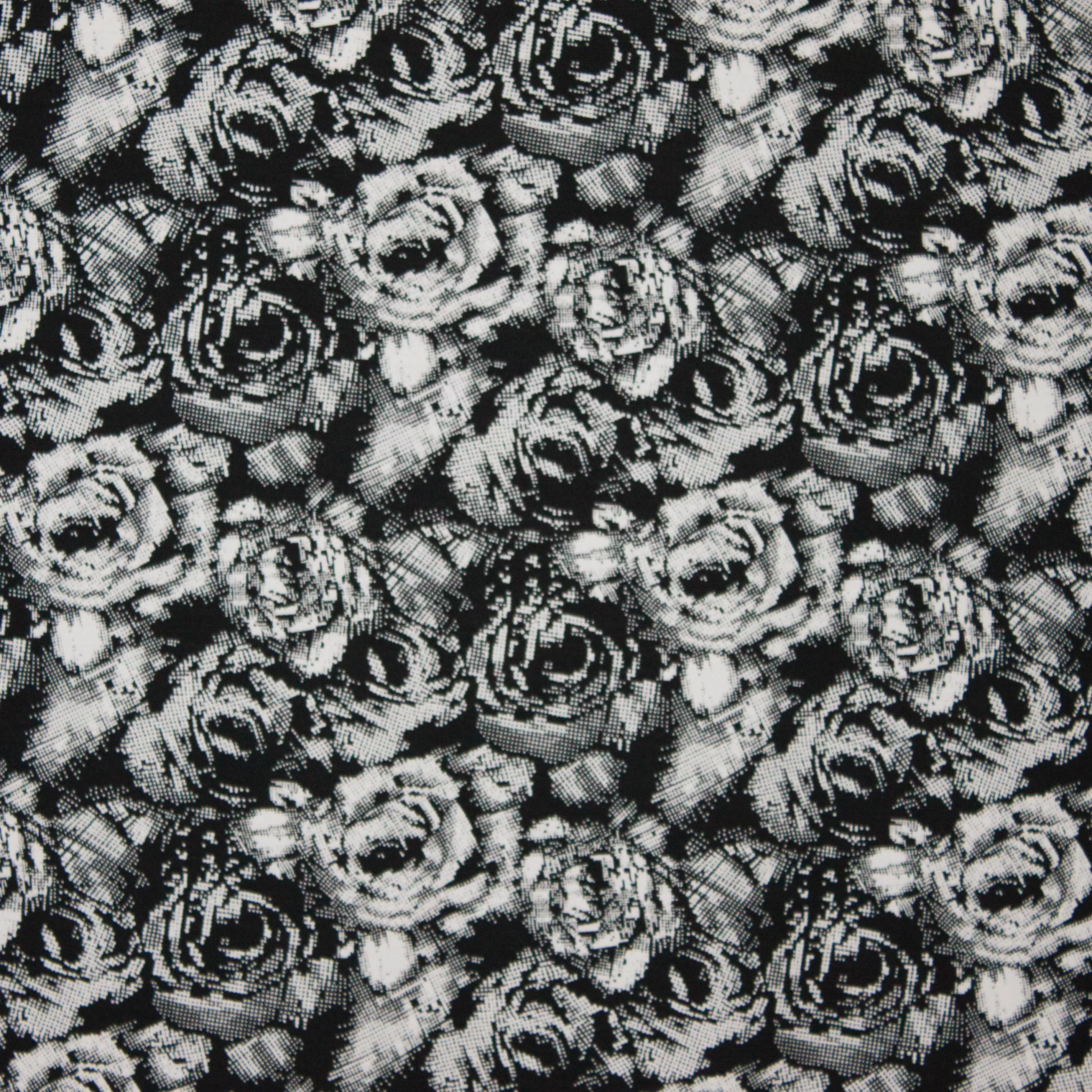 Elastische tricot bedrukt