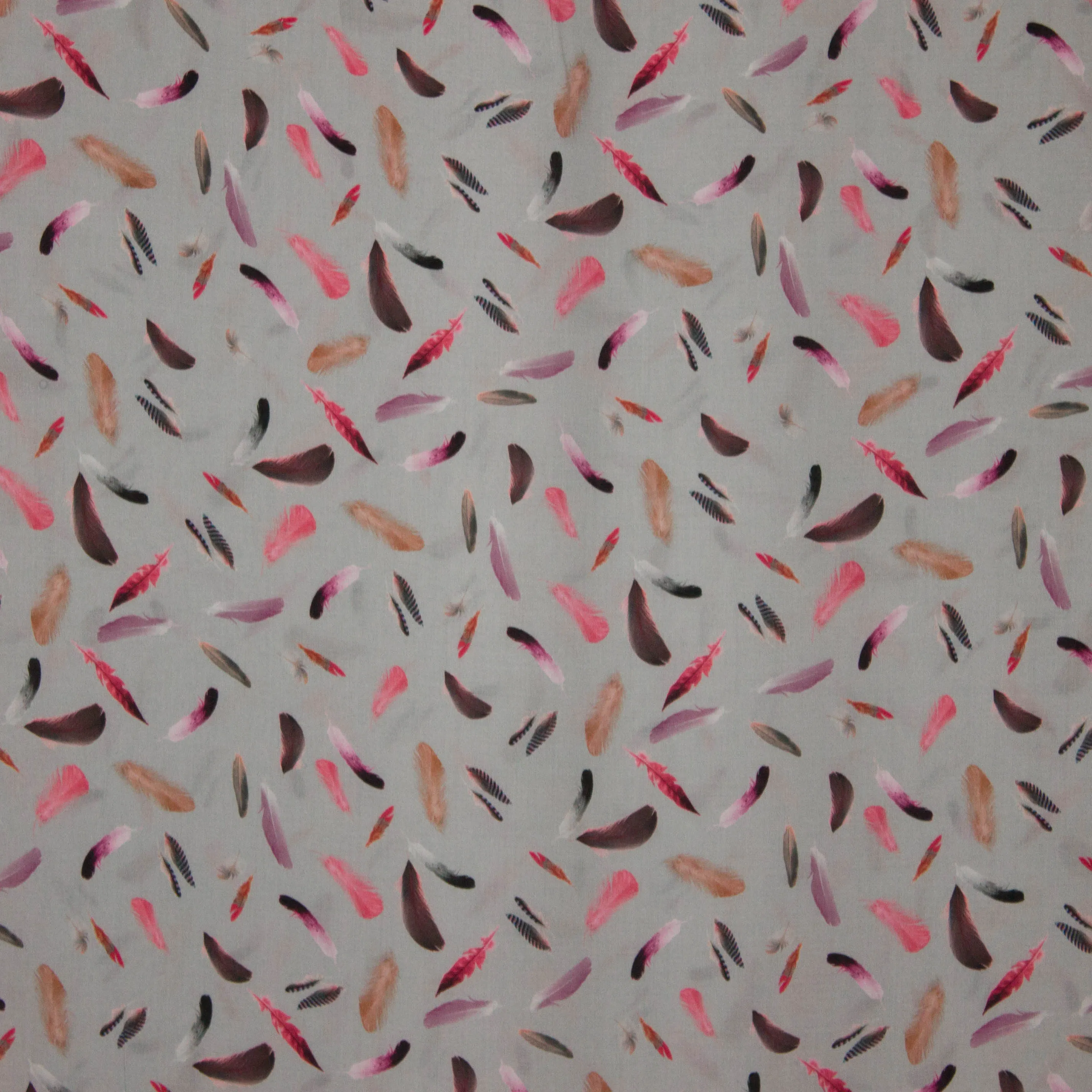 Soepele viscose met veertjes