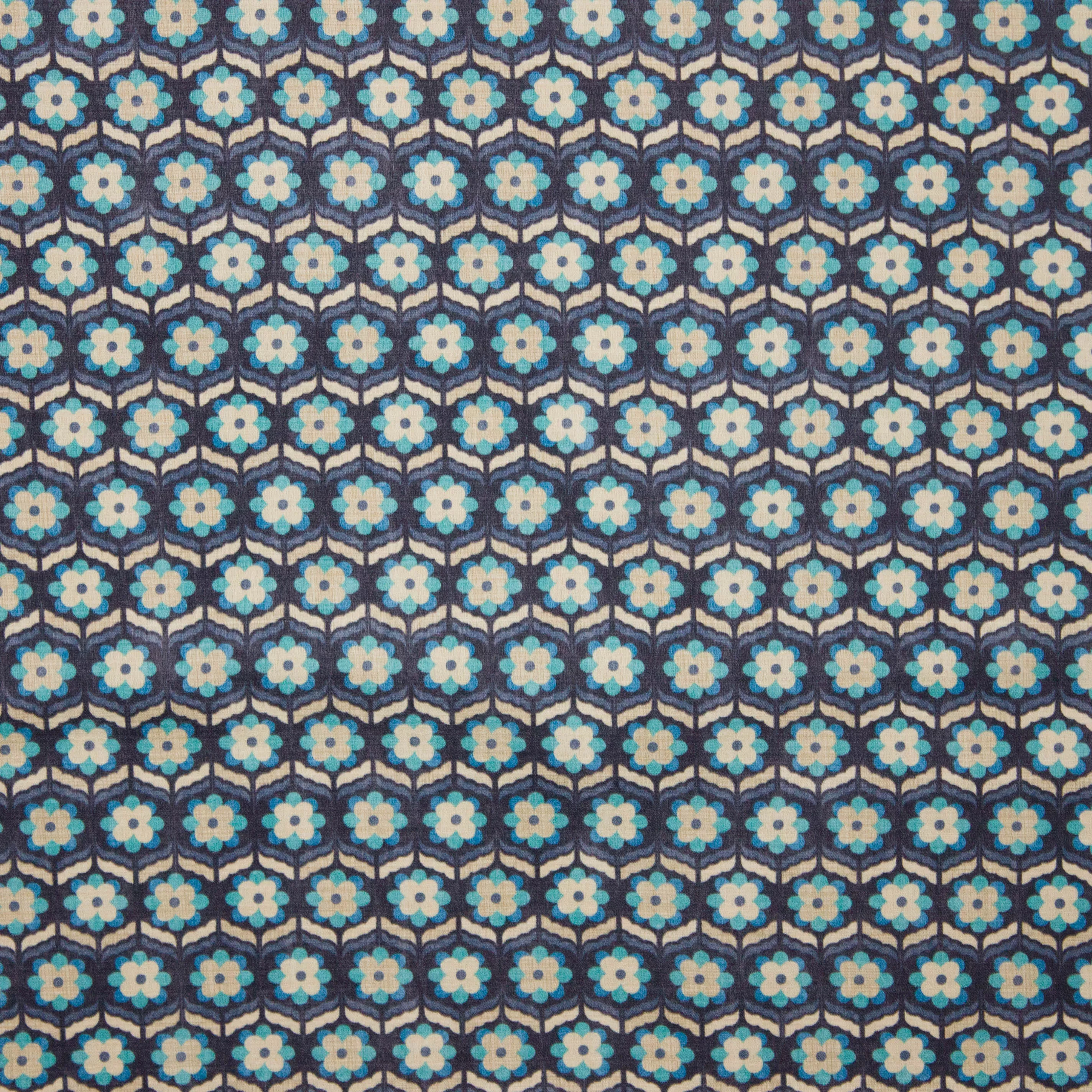 Kokka katoen Söpö Retro blauw