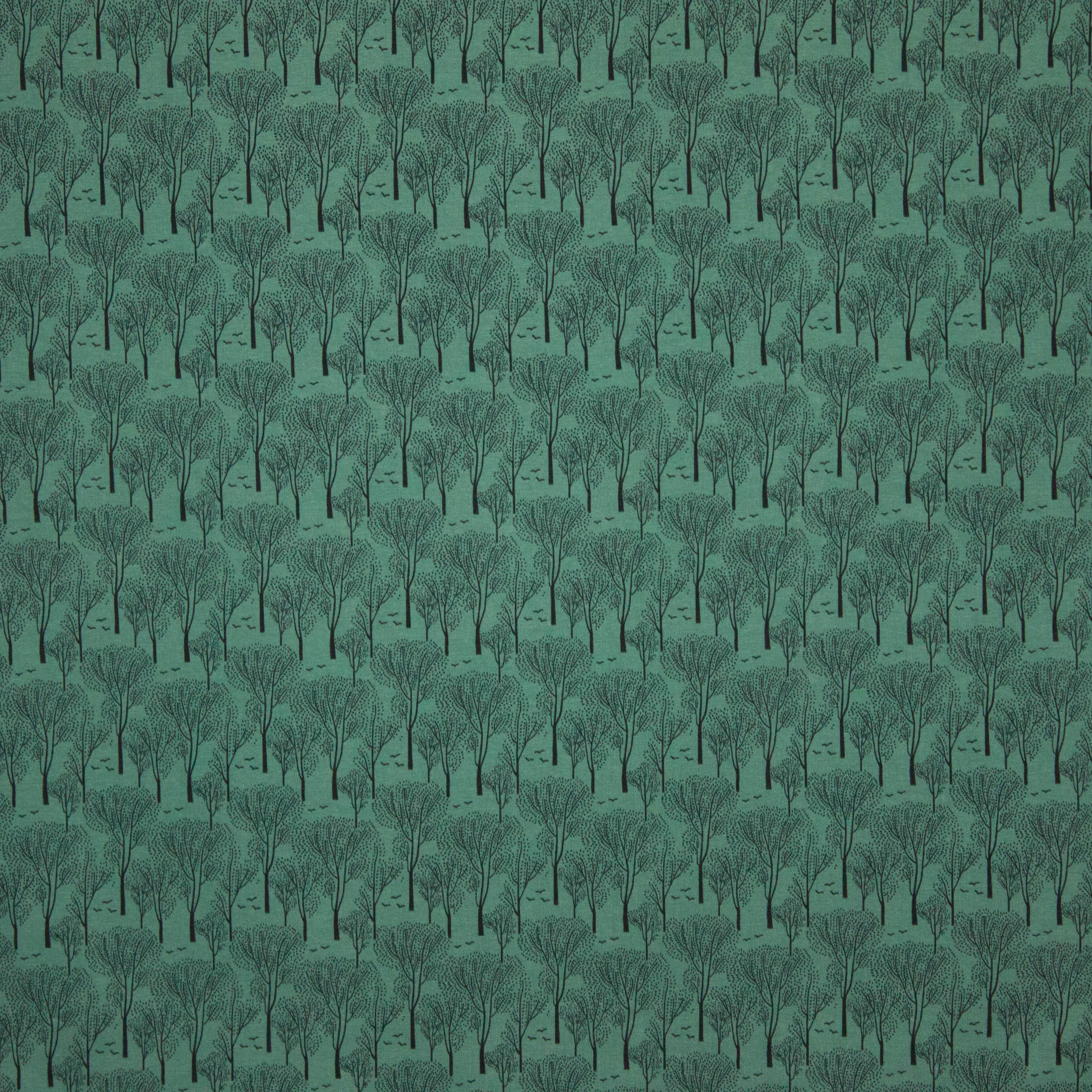 tricot groen bomen