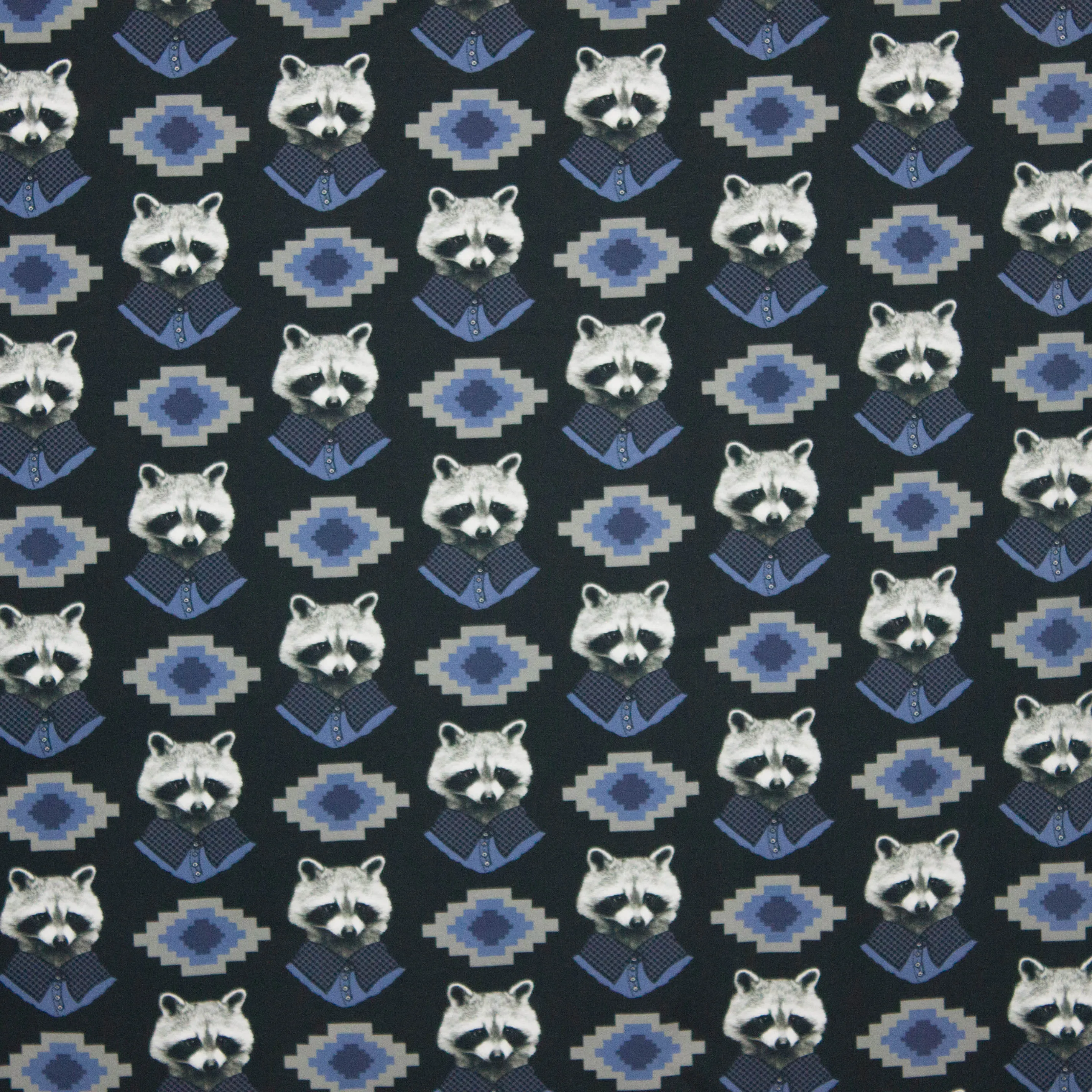 tricot blauw vossen