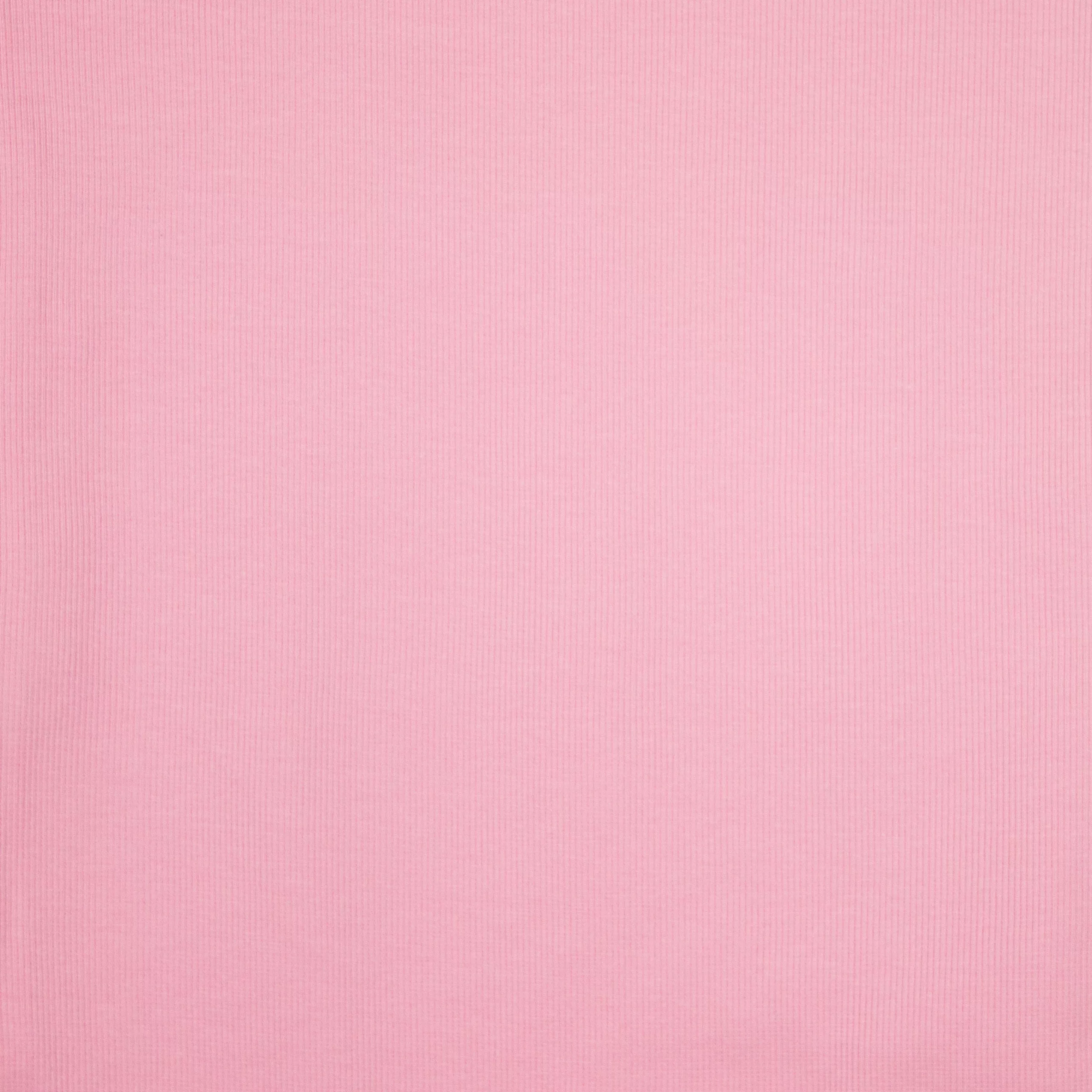 geribde boordstof roze