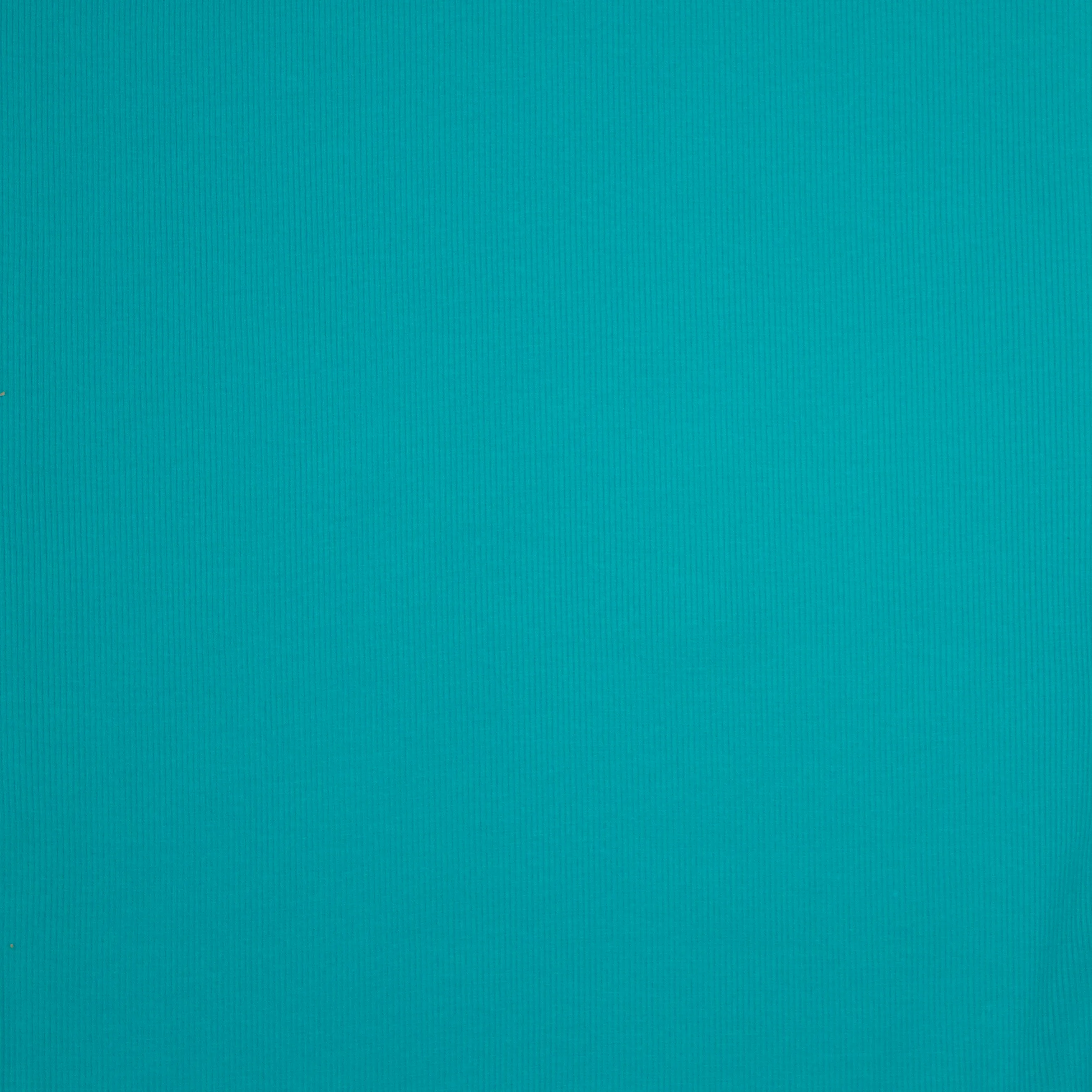 geribde boordstof turquoise