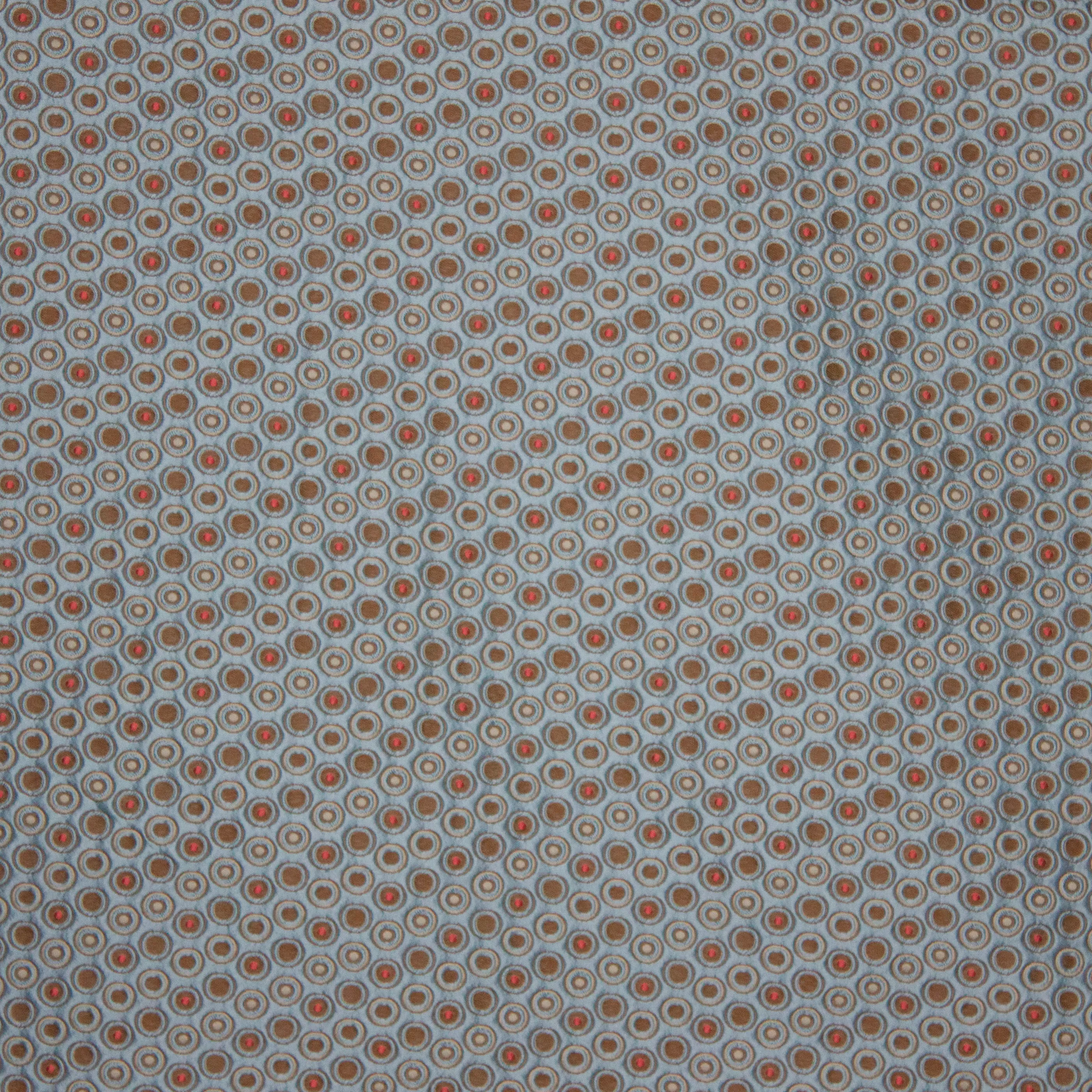 Jacquard met ingeweven bolletjes