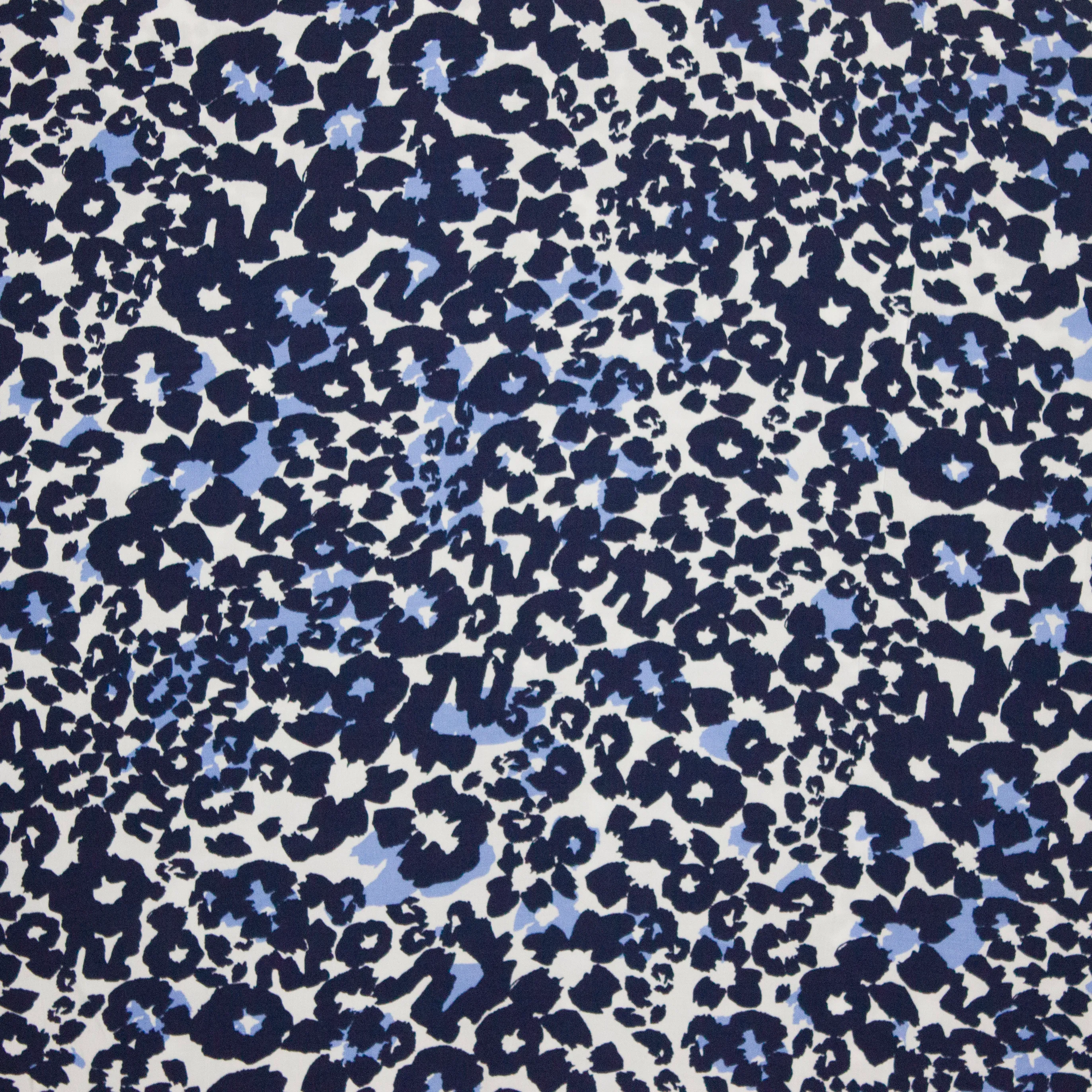 Viscosecrêpe abstracte bloemen