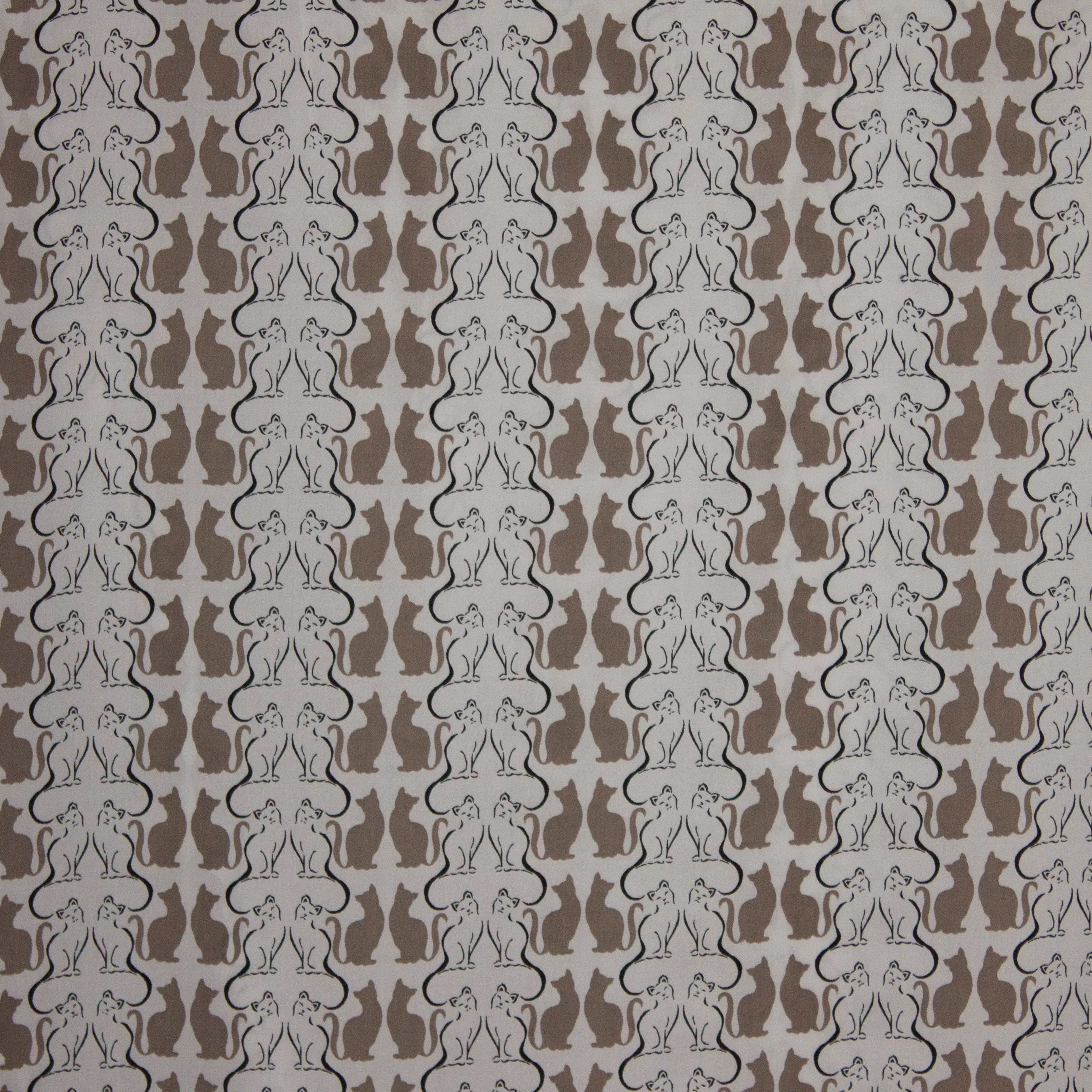 Milliblu's viscose met poezenmotief Wild Things