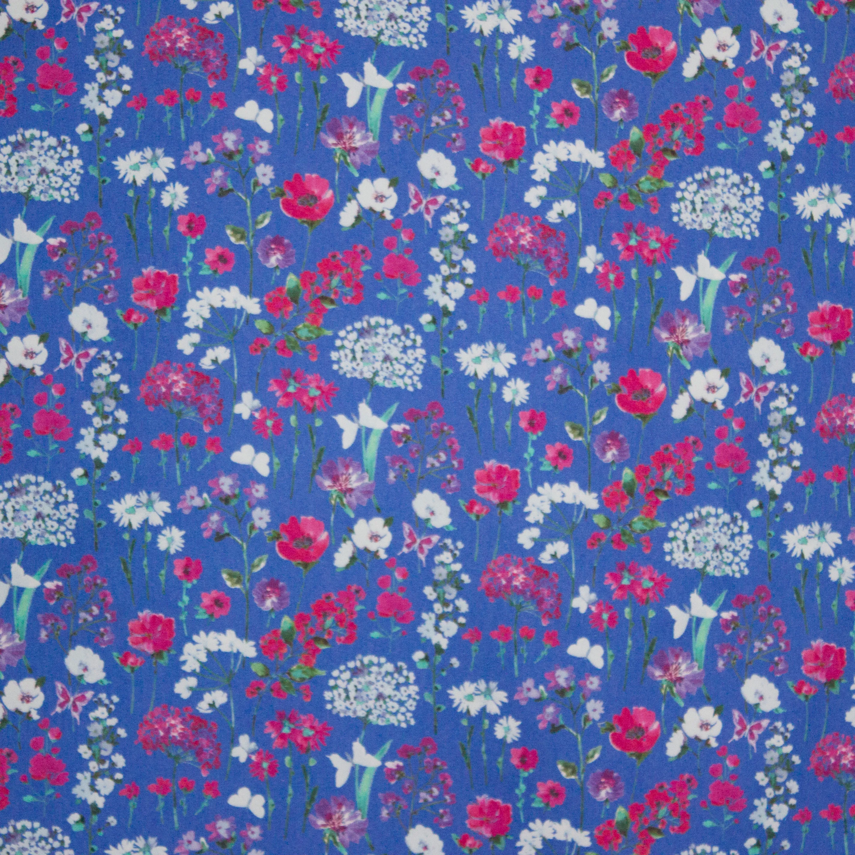 Milliblu's bedrukte jeans Floral Harmony