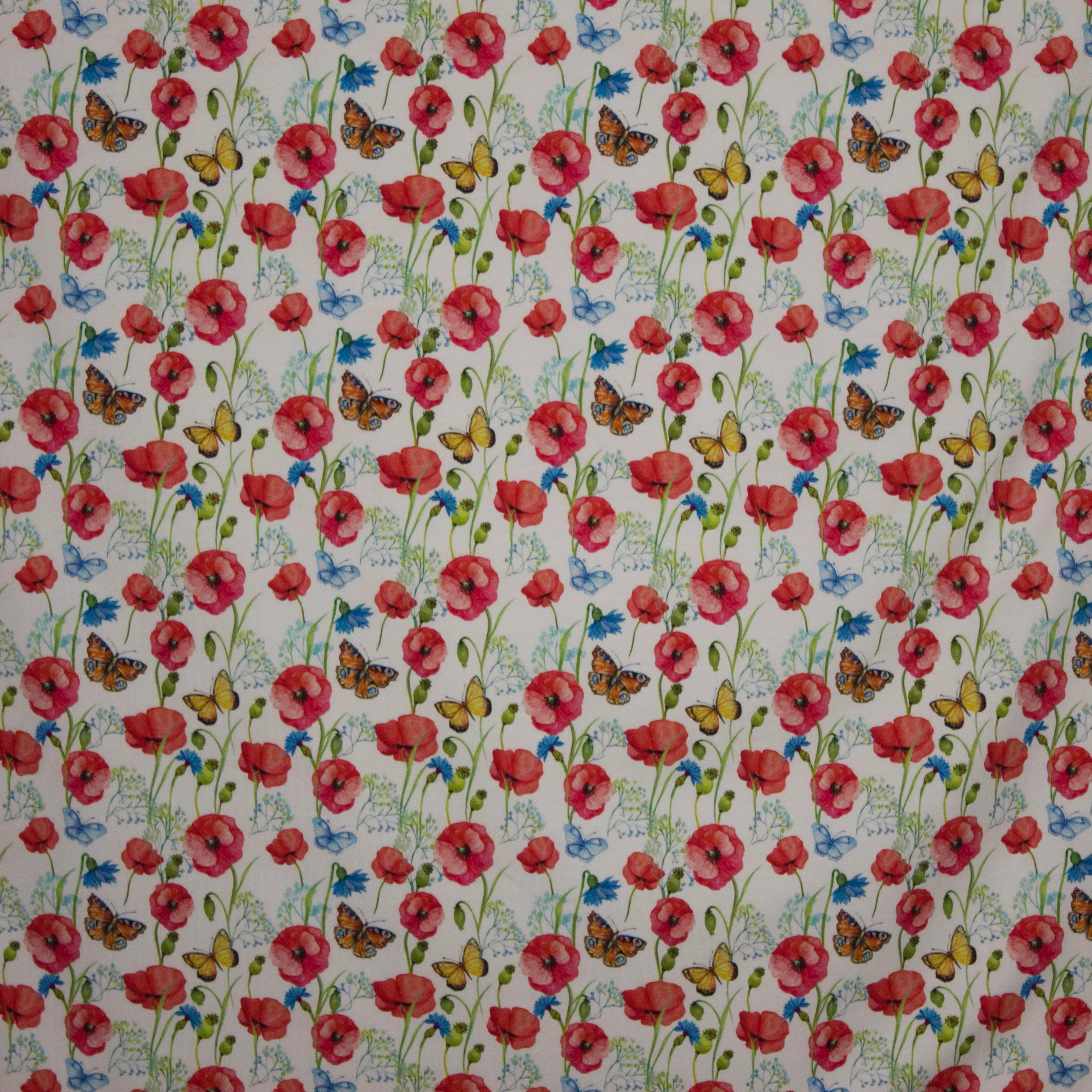 Tricot met veldbloemen