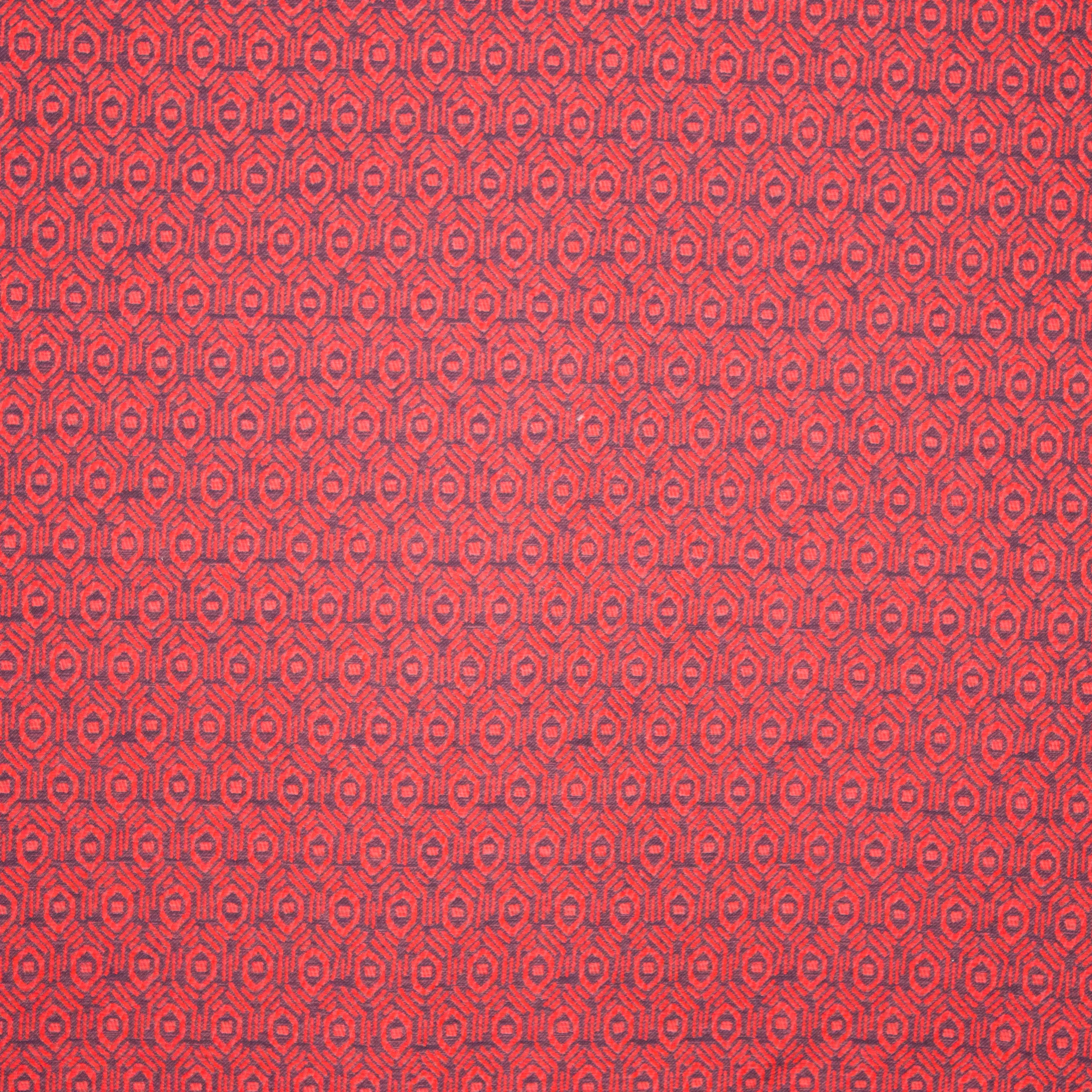 jacquard met ethnische print