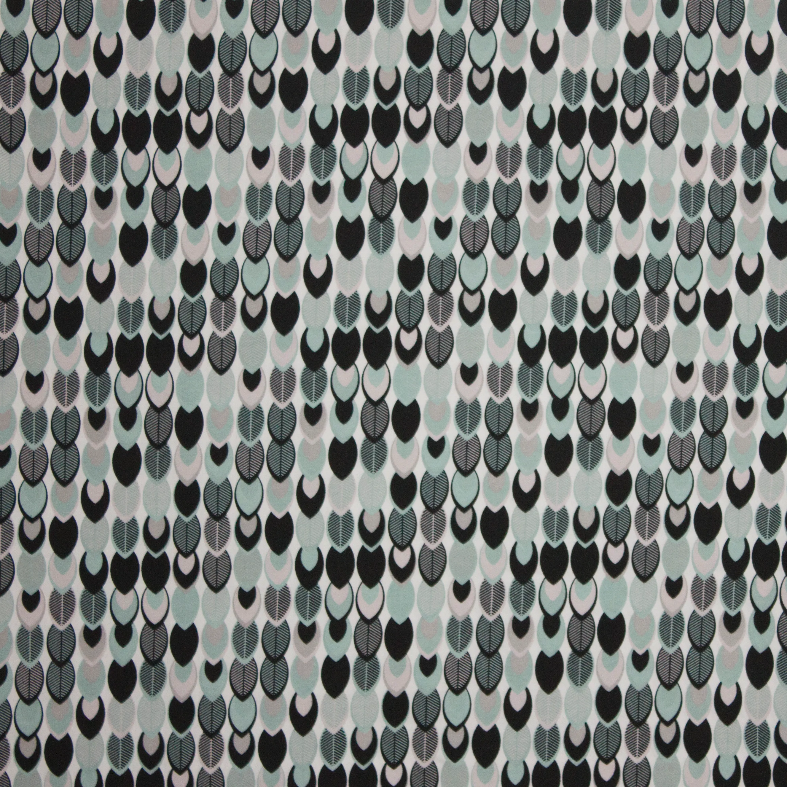 tricot met blaadjes