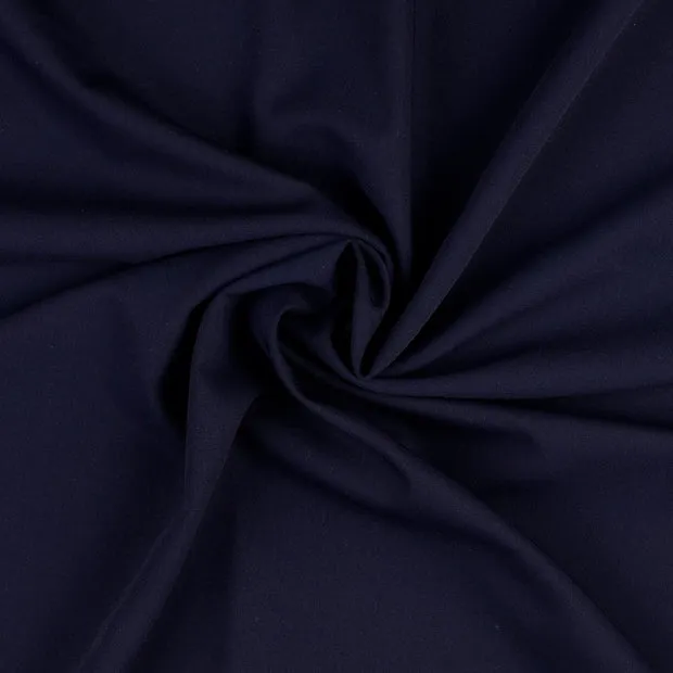 Keperstof effen marineblauw
