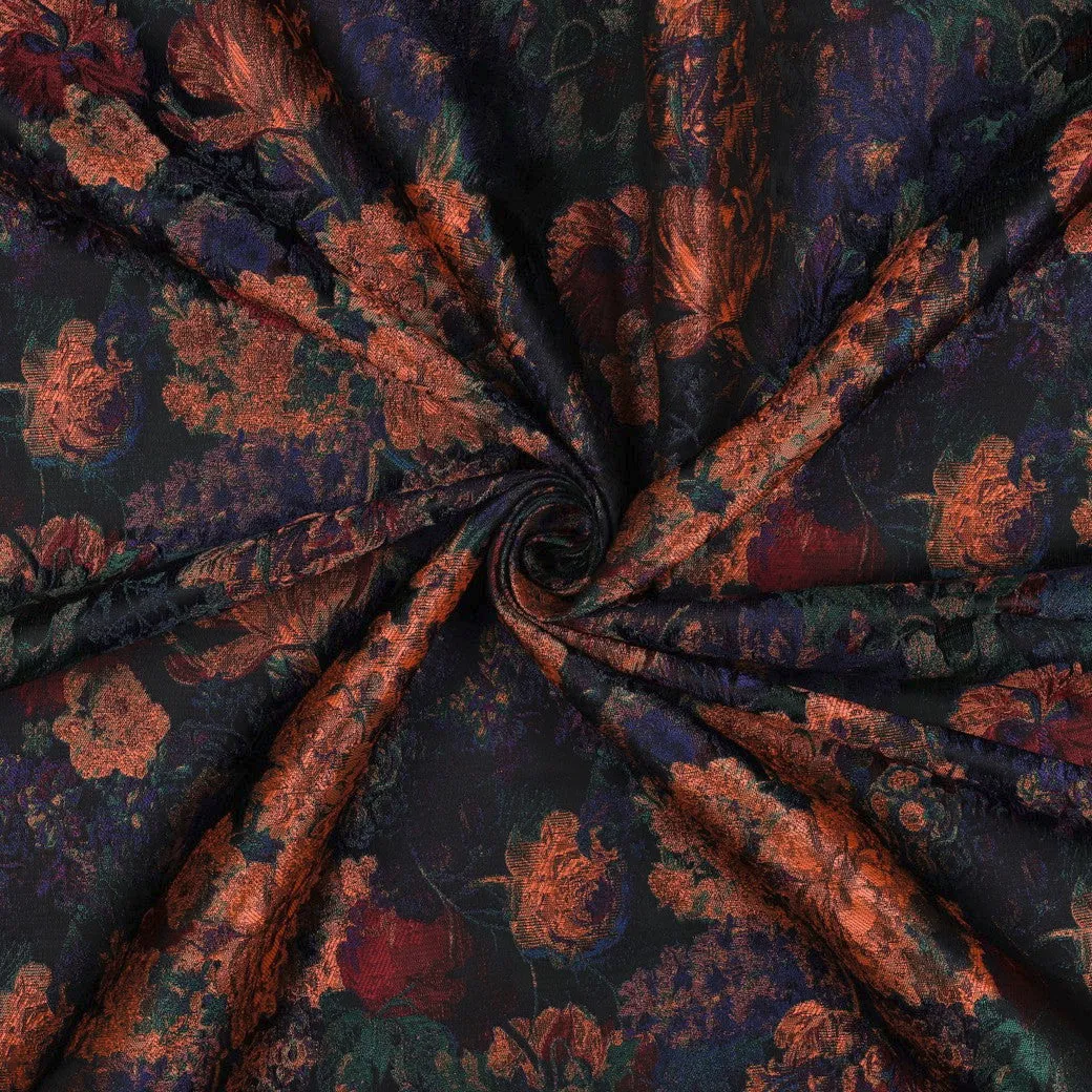 Jacquard bloemen