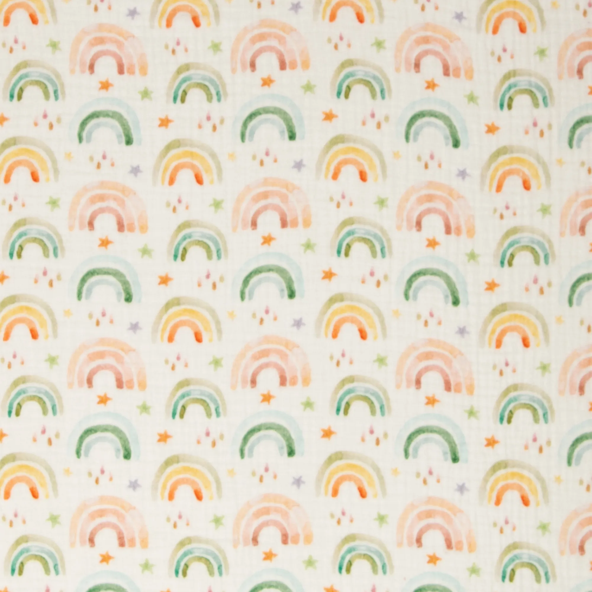 Double gauze met regenbogen 'Thea'