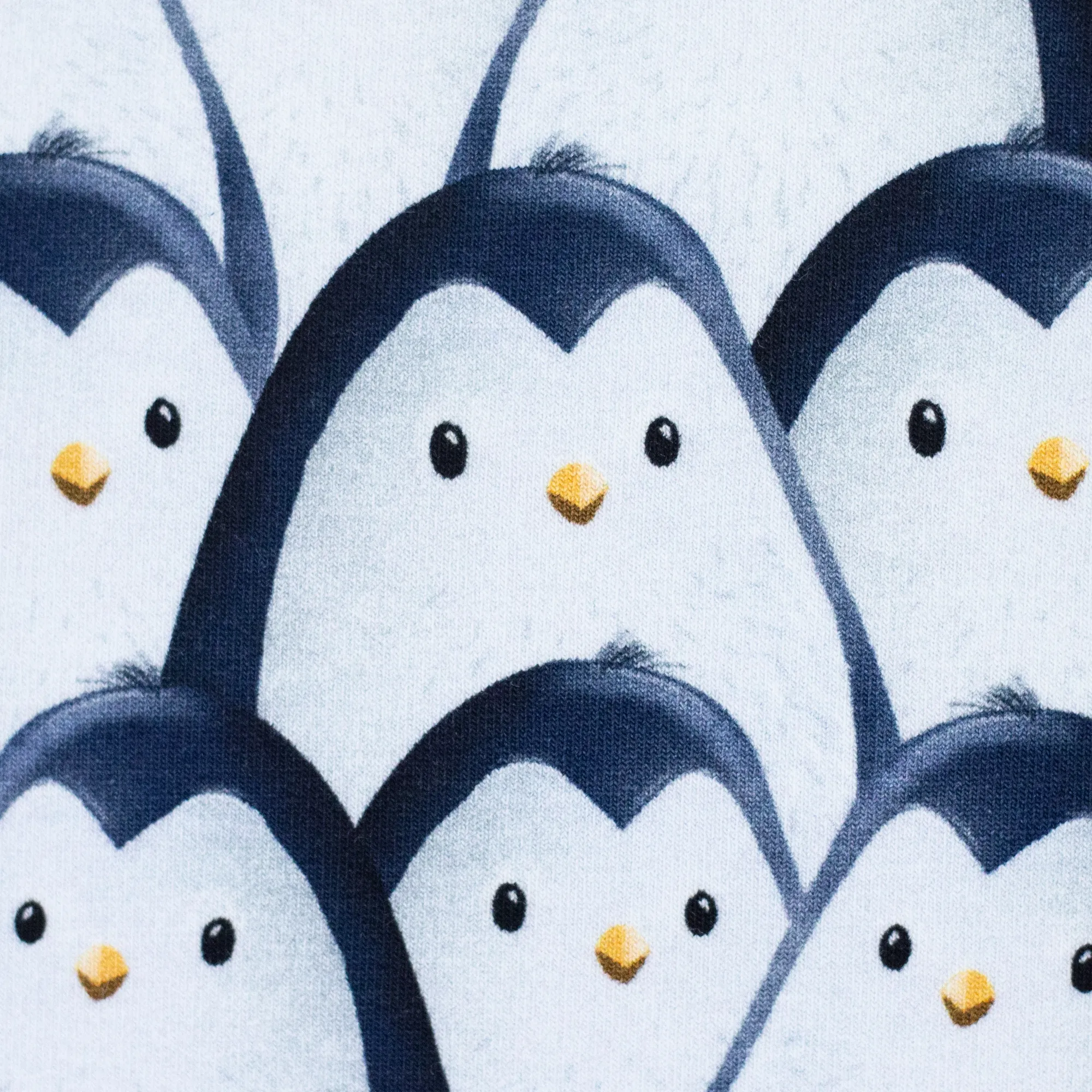 French Terry met pinguin