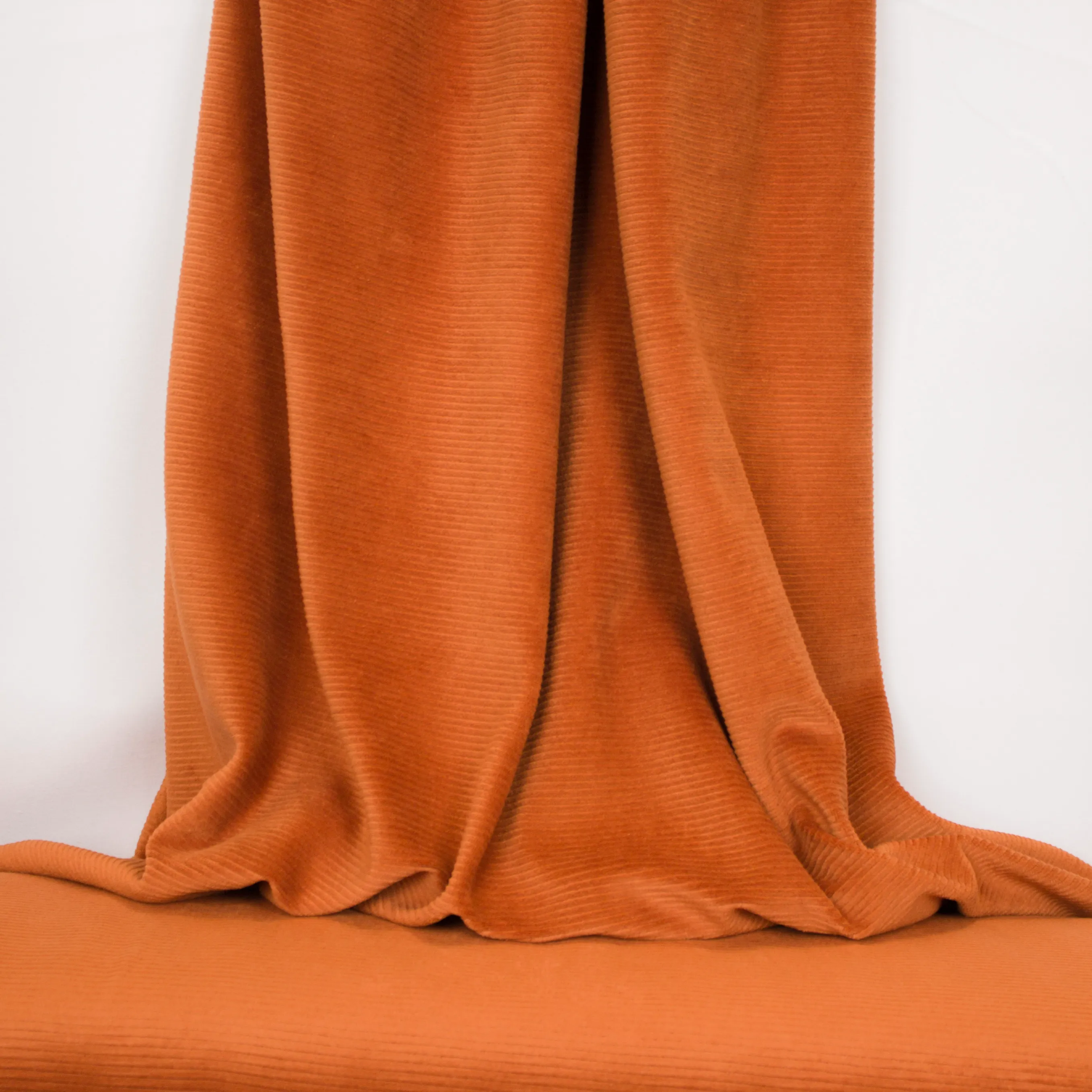 Oranje ribfluweel