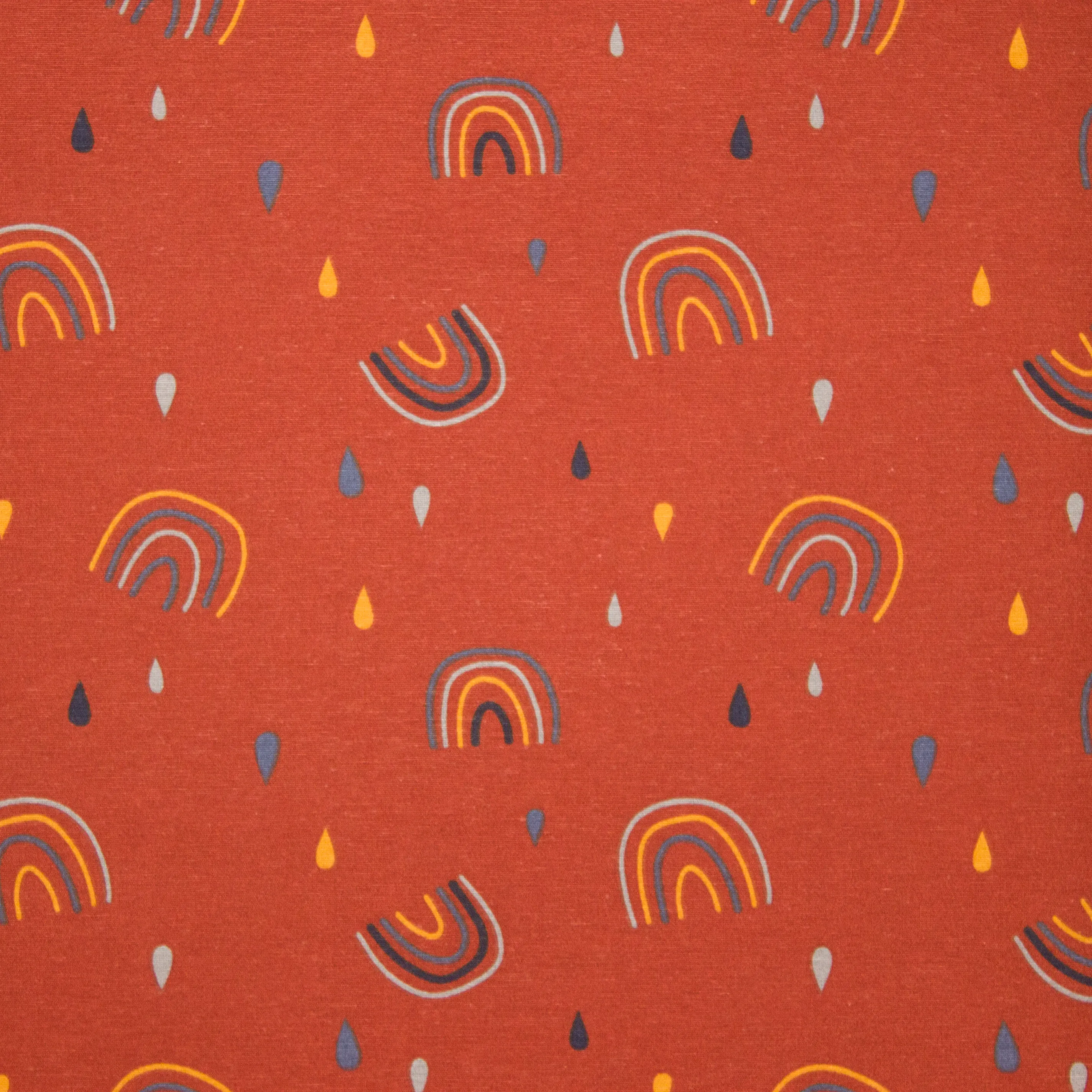 Roeste canvas met regenbogen