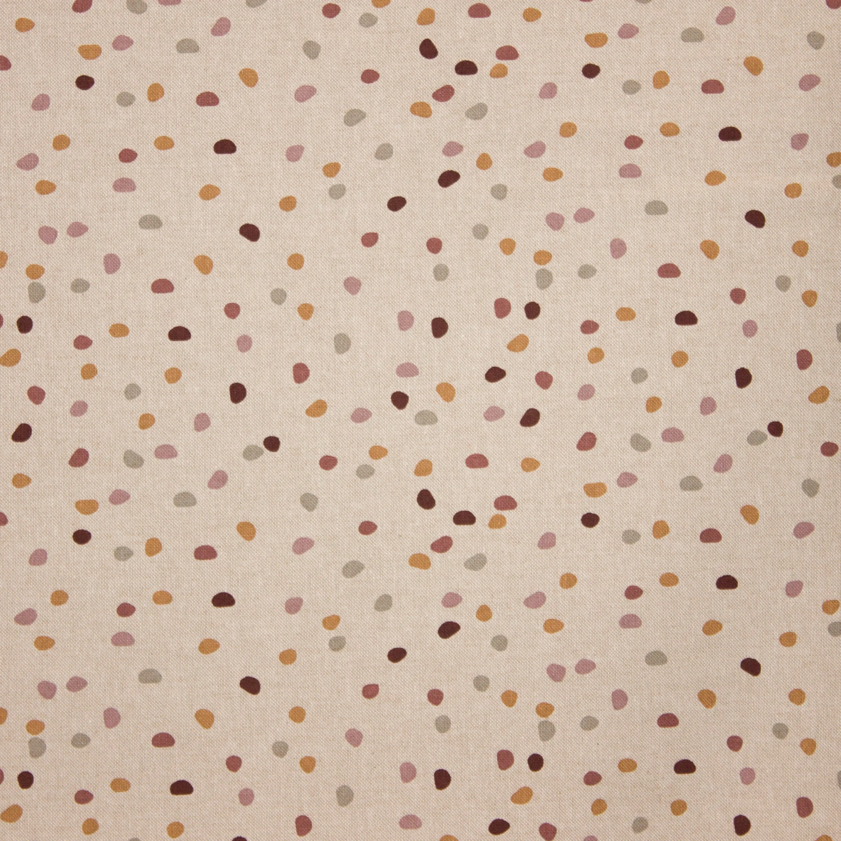 Bruine canvas met stippen