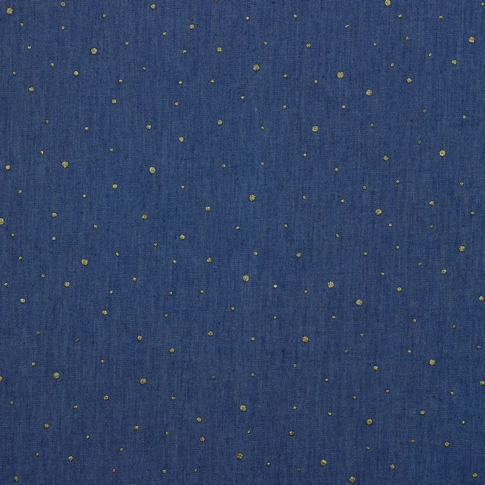Jeans katoen met gouden stippen  van Poppy