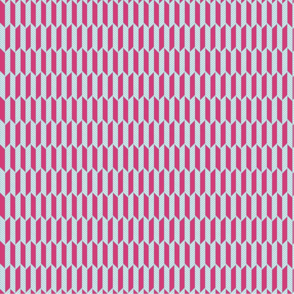 Blauw/ roze Katoen van Poppy
