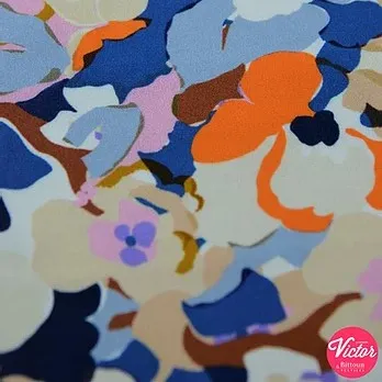 Viscose met bloemen van La Maison Victor