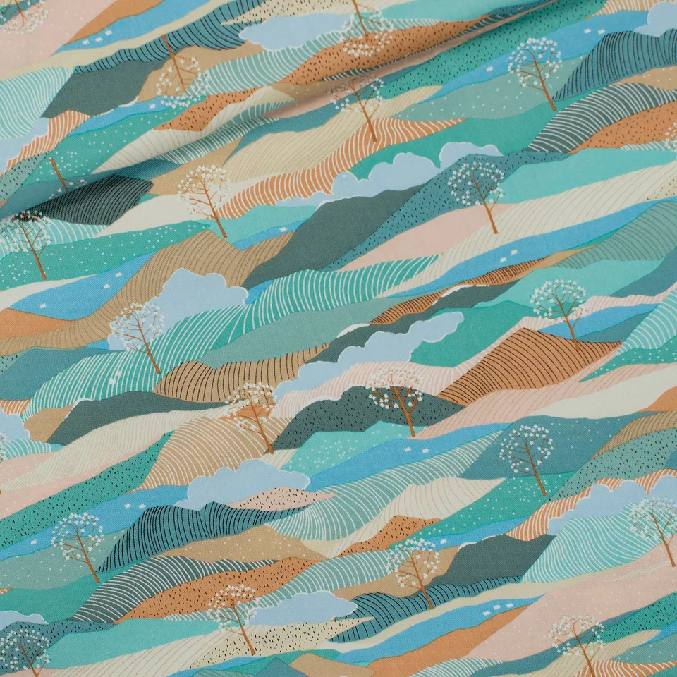 Katoen Gabardine Twill Landscape van See You At Six