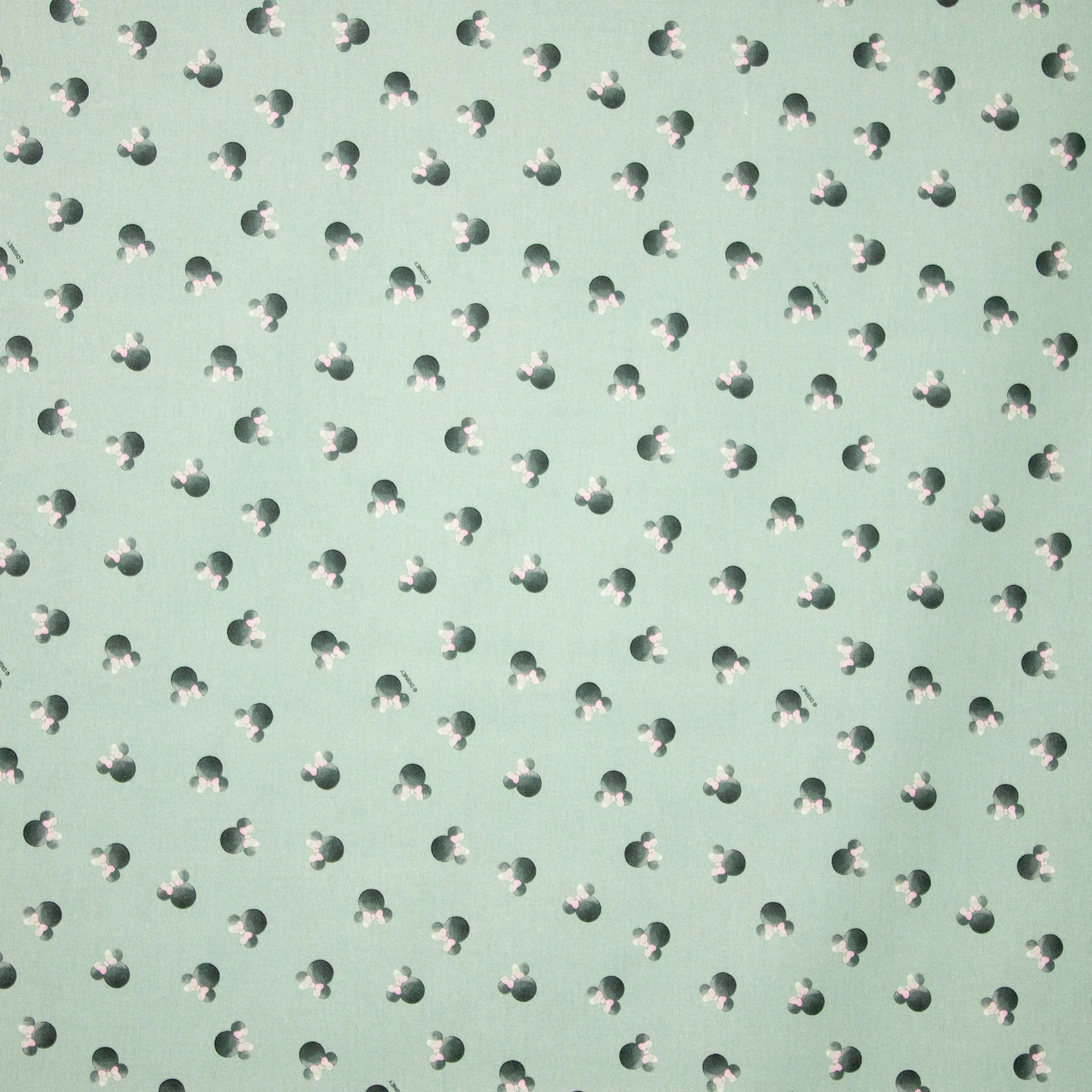 Groene katoentje met Minnie Mouse hoofdjes