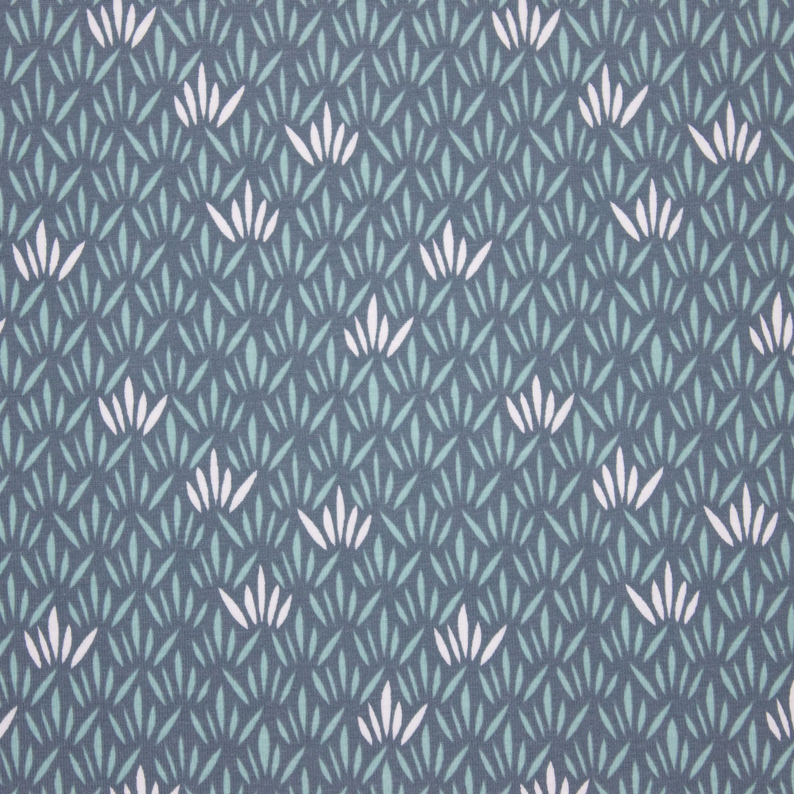 Blauwe Tricot met Streepjes