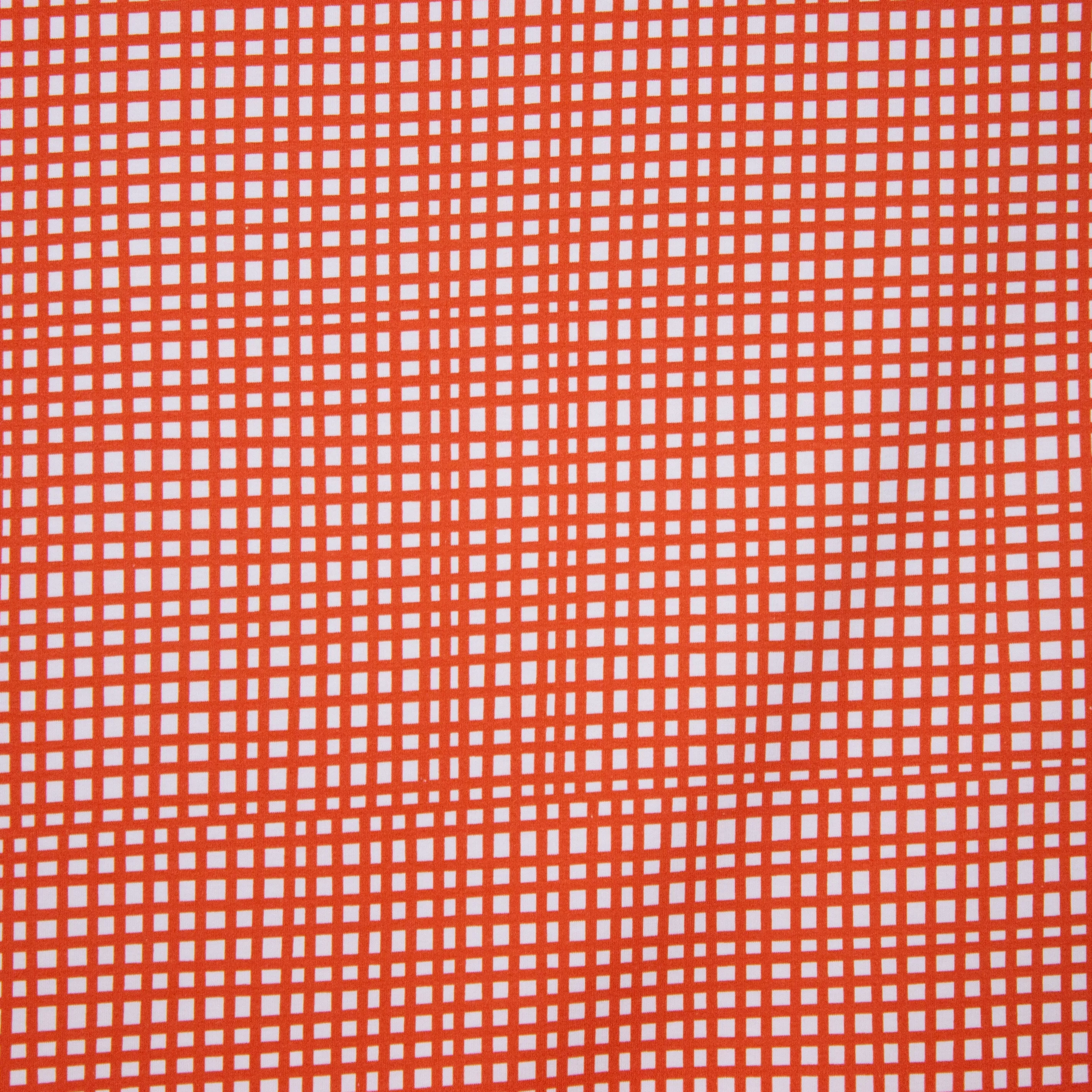 Rood Wit Geruite Vichy French Terry van Eva Mouton