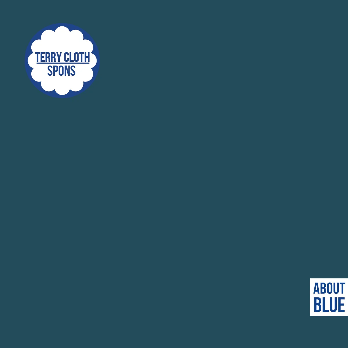 Petrol spons badstof van About Blue
