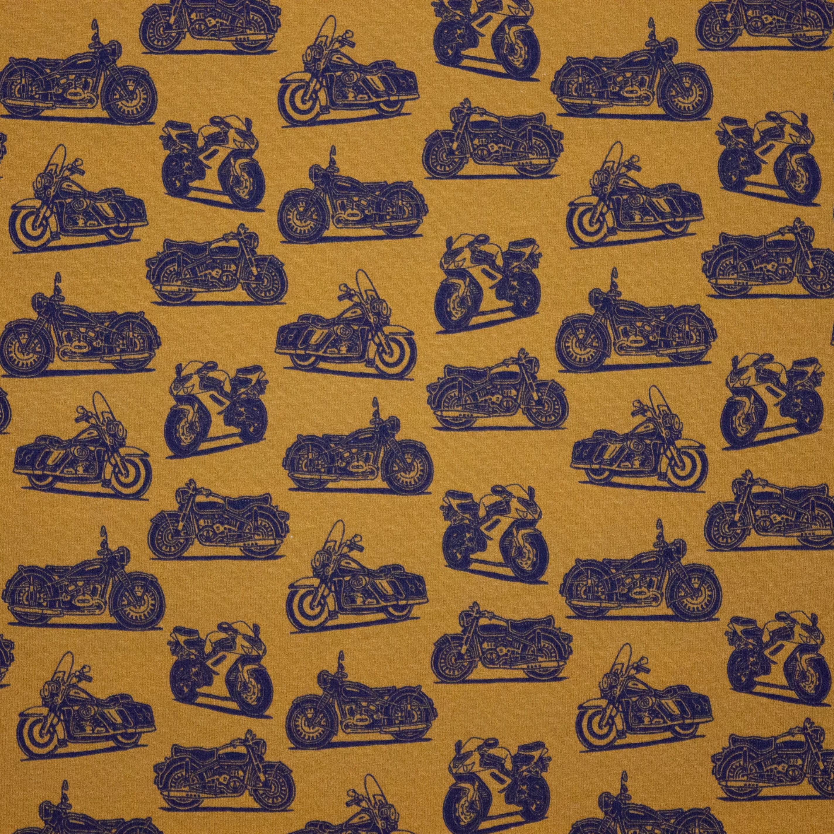 Bruine tricot met motors