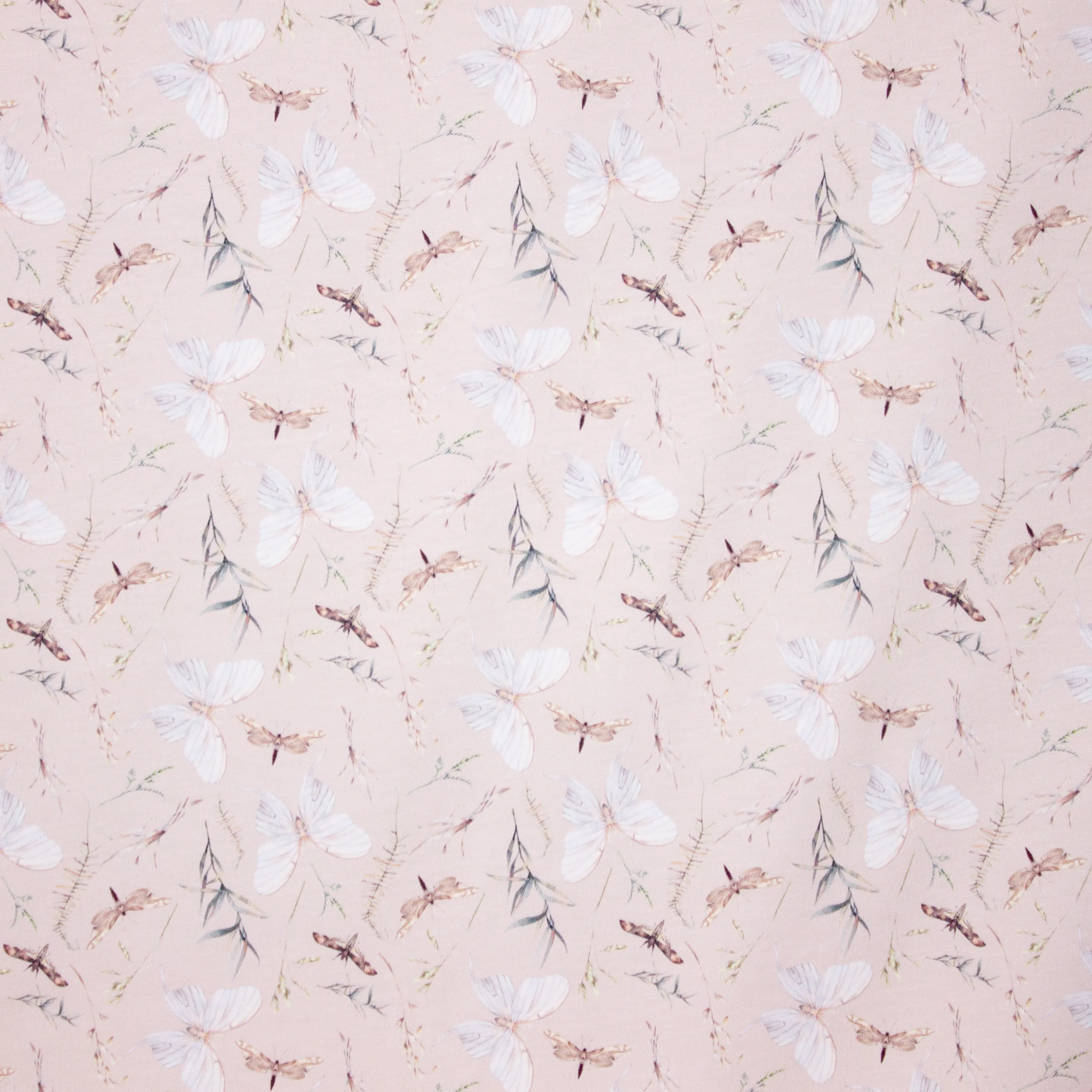 Zalmroze Tricot met Vlinders