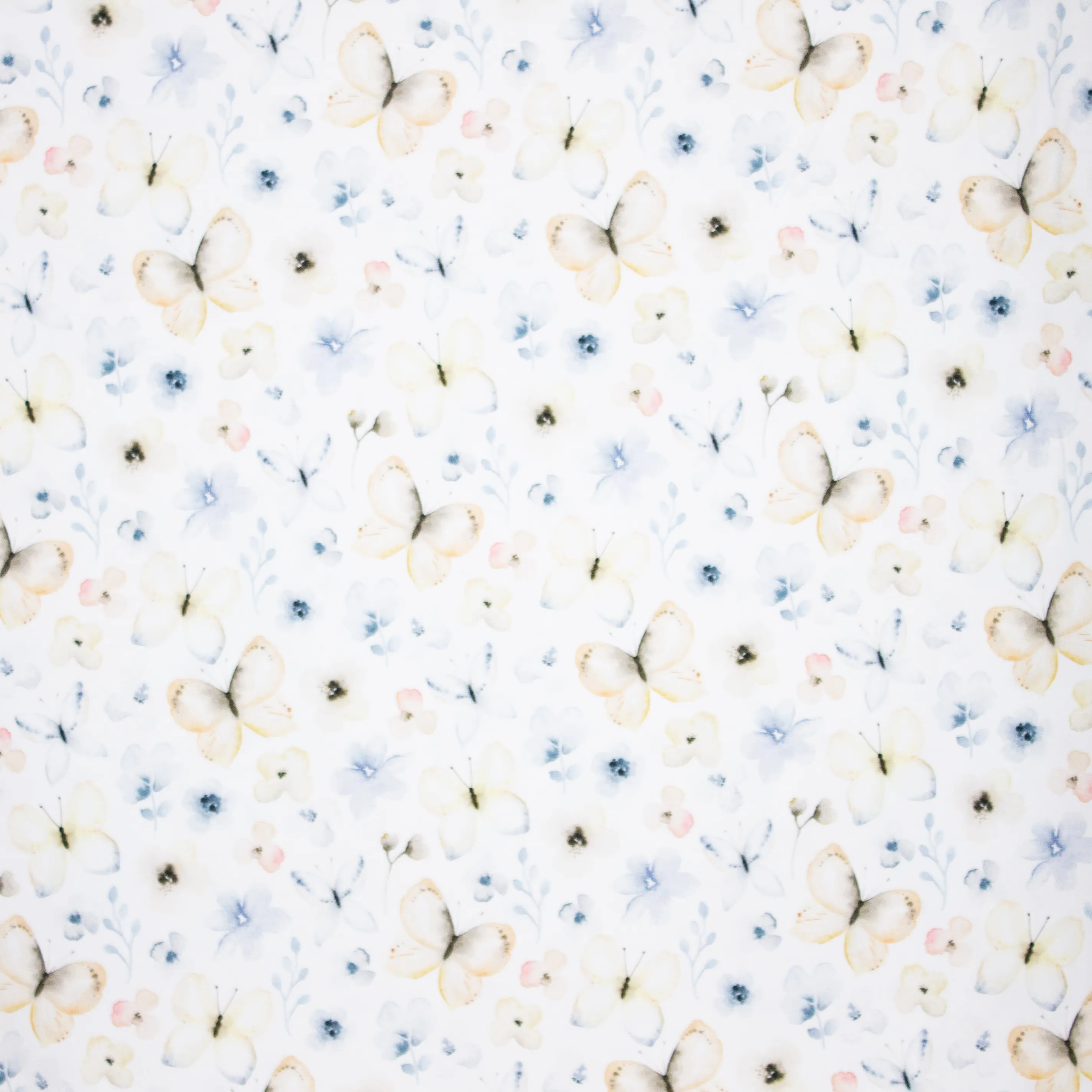 Witte Tricot met Vlinders