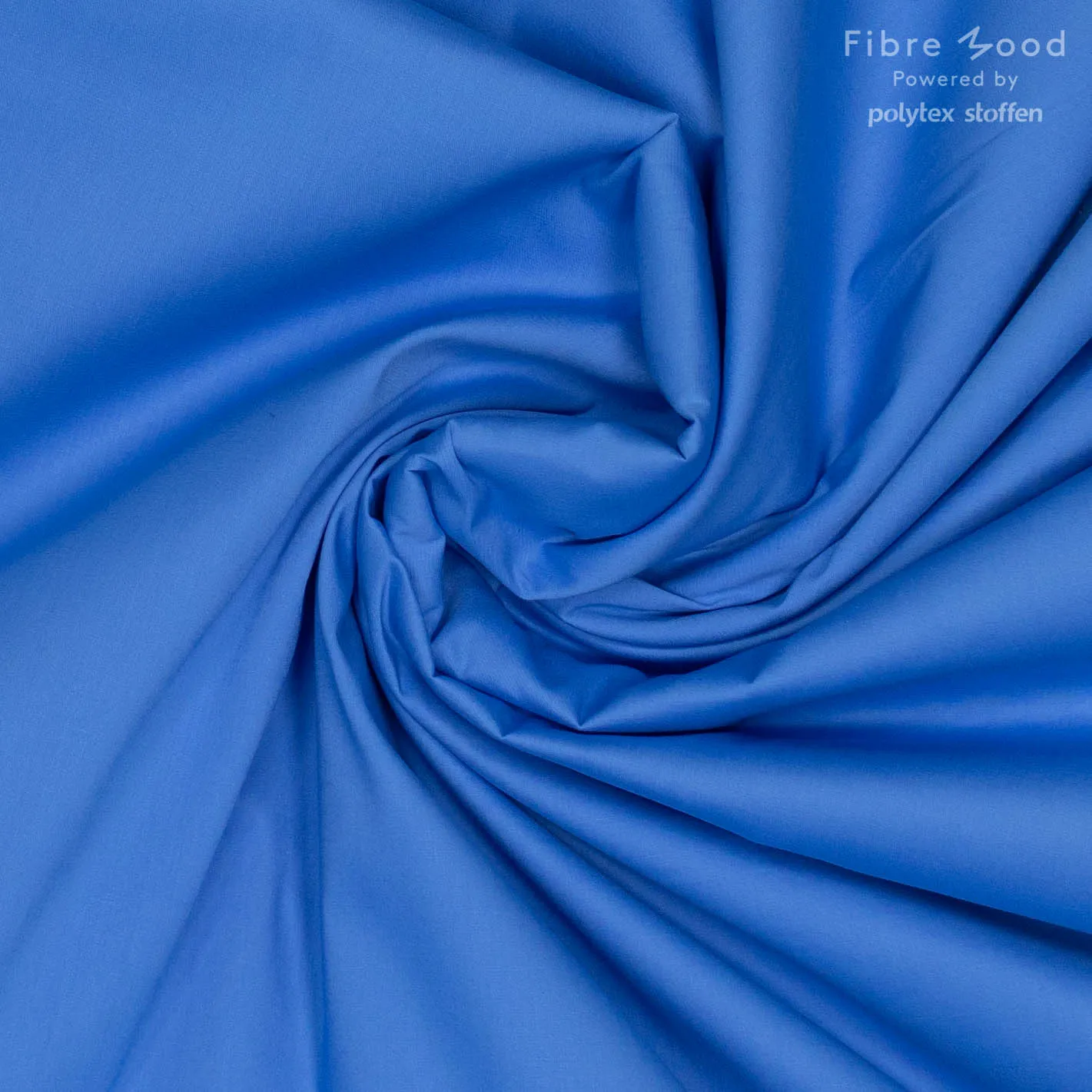 Blauwe Katoen Stretch van Fibre Mood