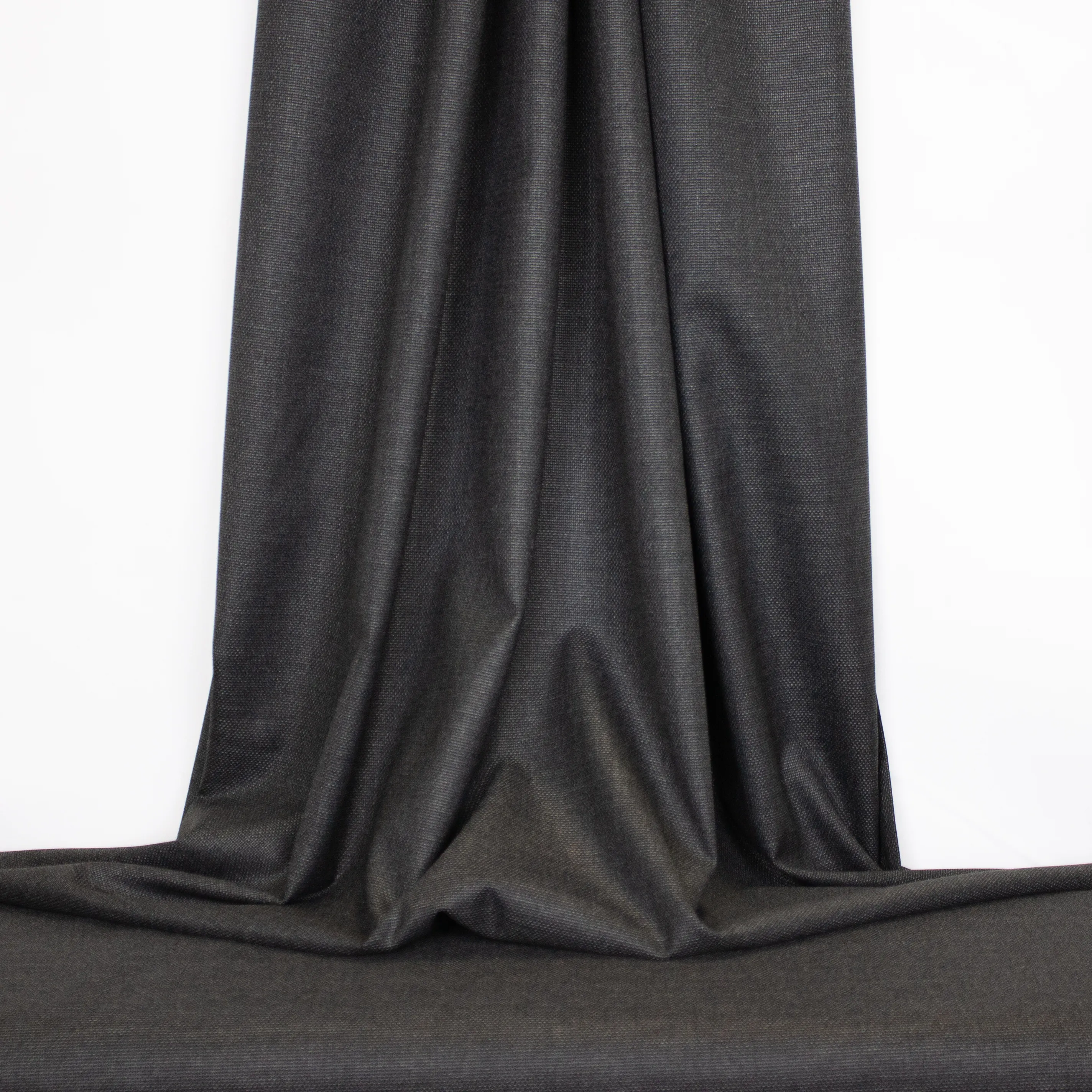 Bamboo licht elastische met linnenlook zwart