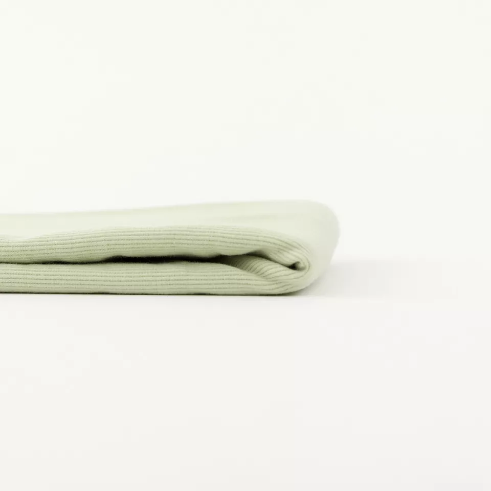 Boordstof Fog Green Ribbing van See You At Six