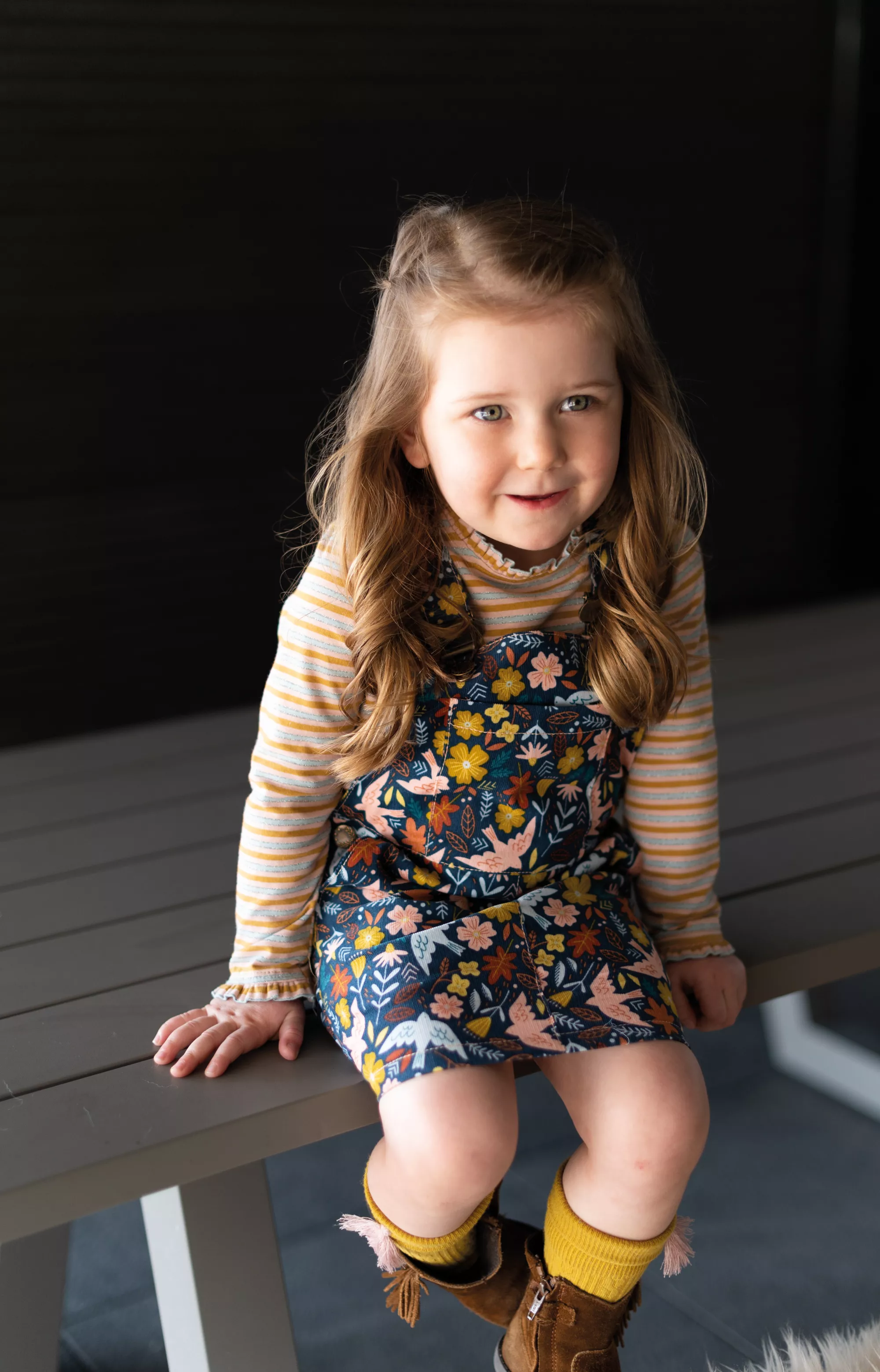 Gestreepte Tricot met Glitter van Poppy