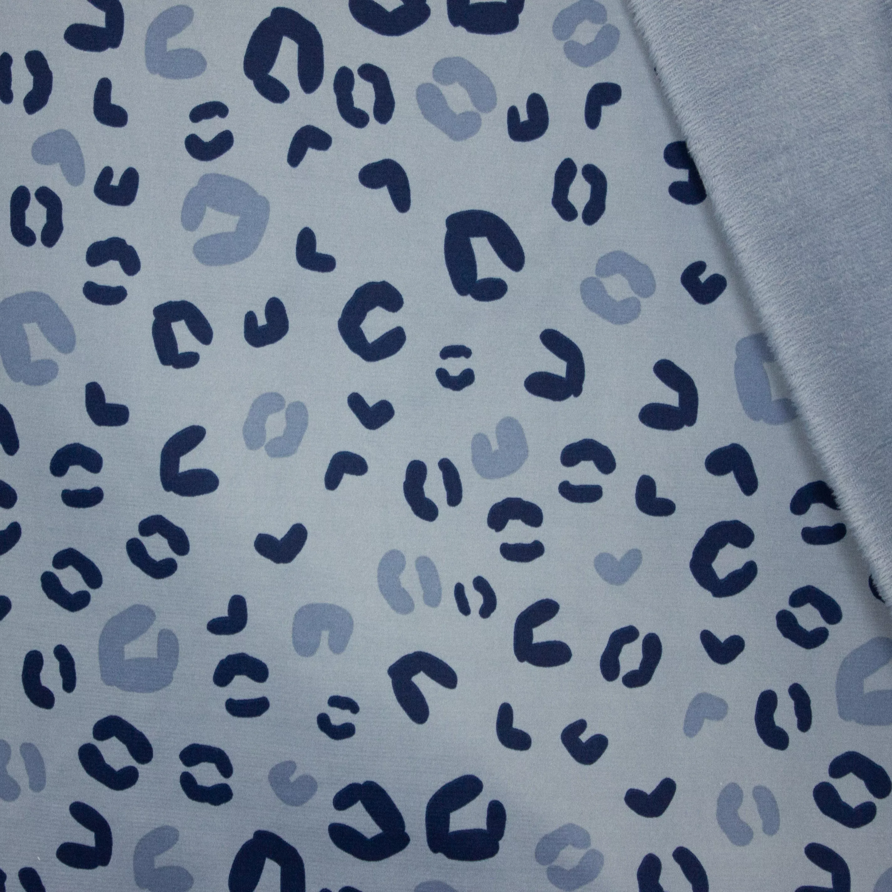Blauwe Sweater met Blauw Motief