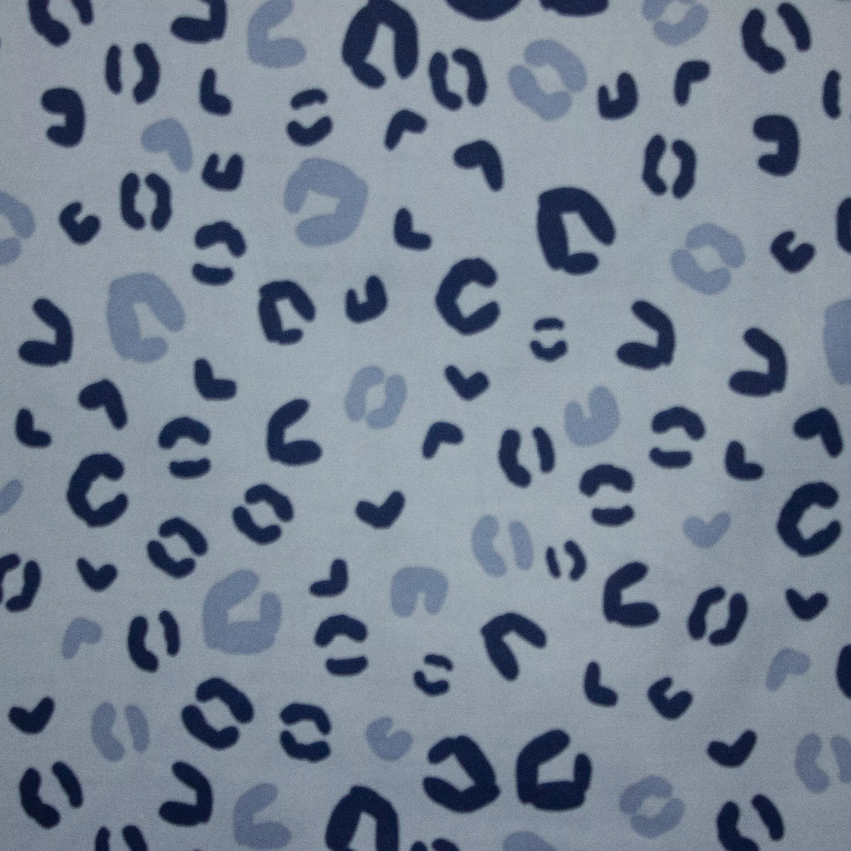 Blauwe Sweater met Blauw Motief