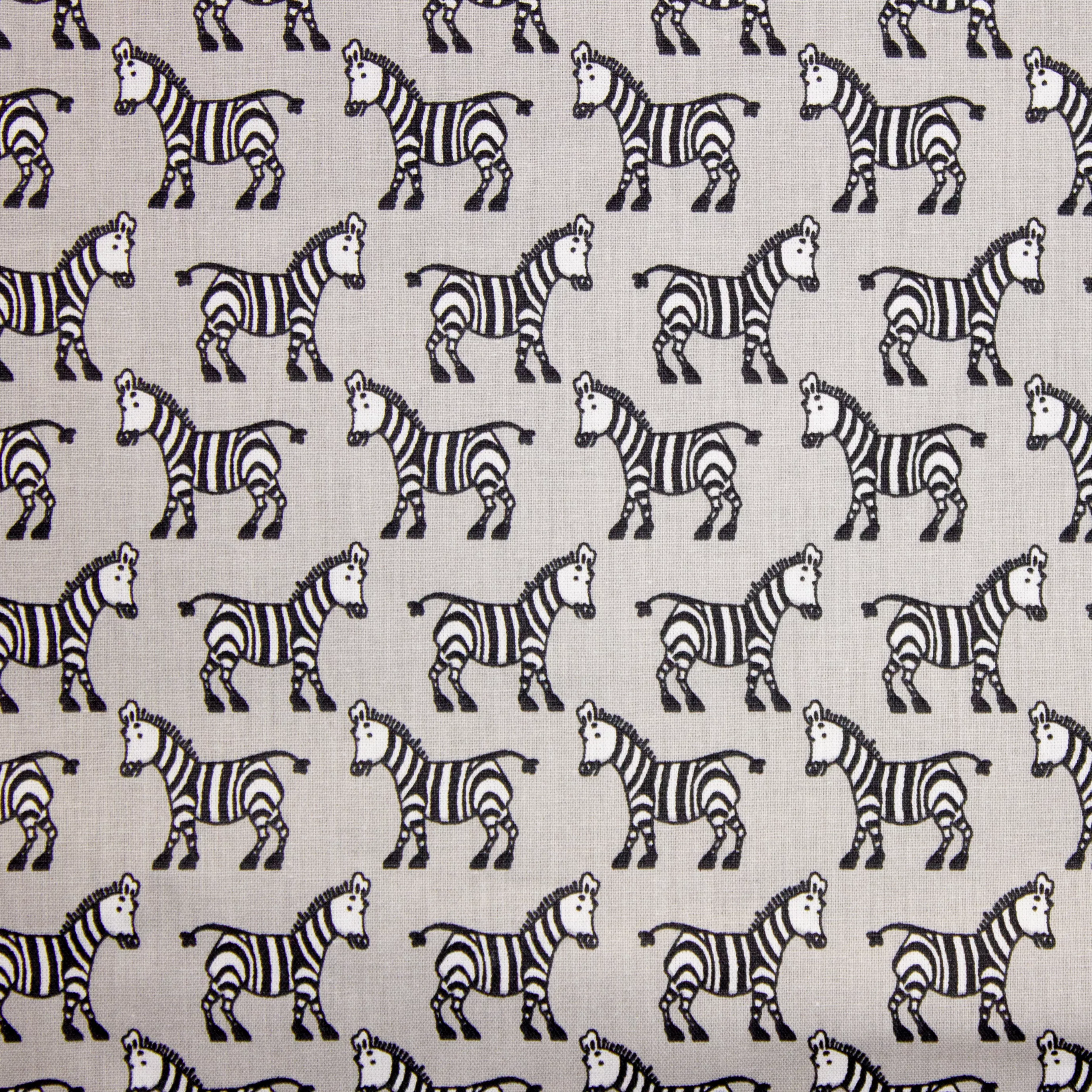 Grijze Katoen met Zebra's