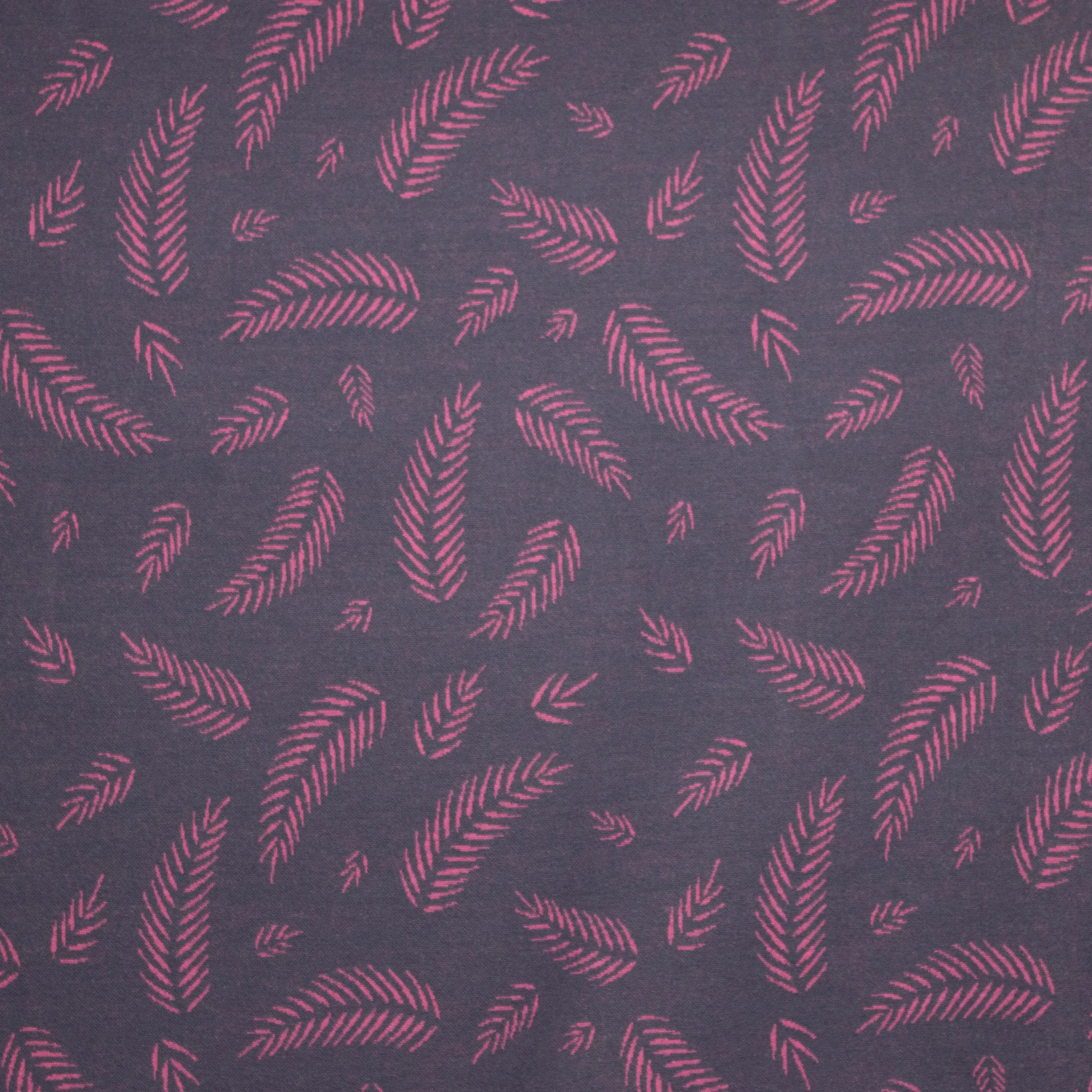 Paarse Jacquard met Roze Twigs
