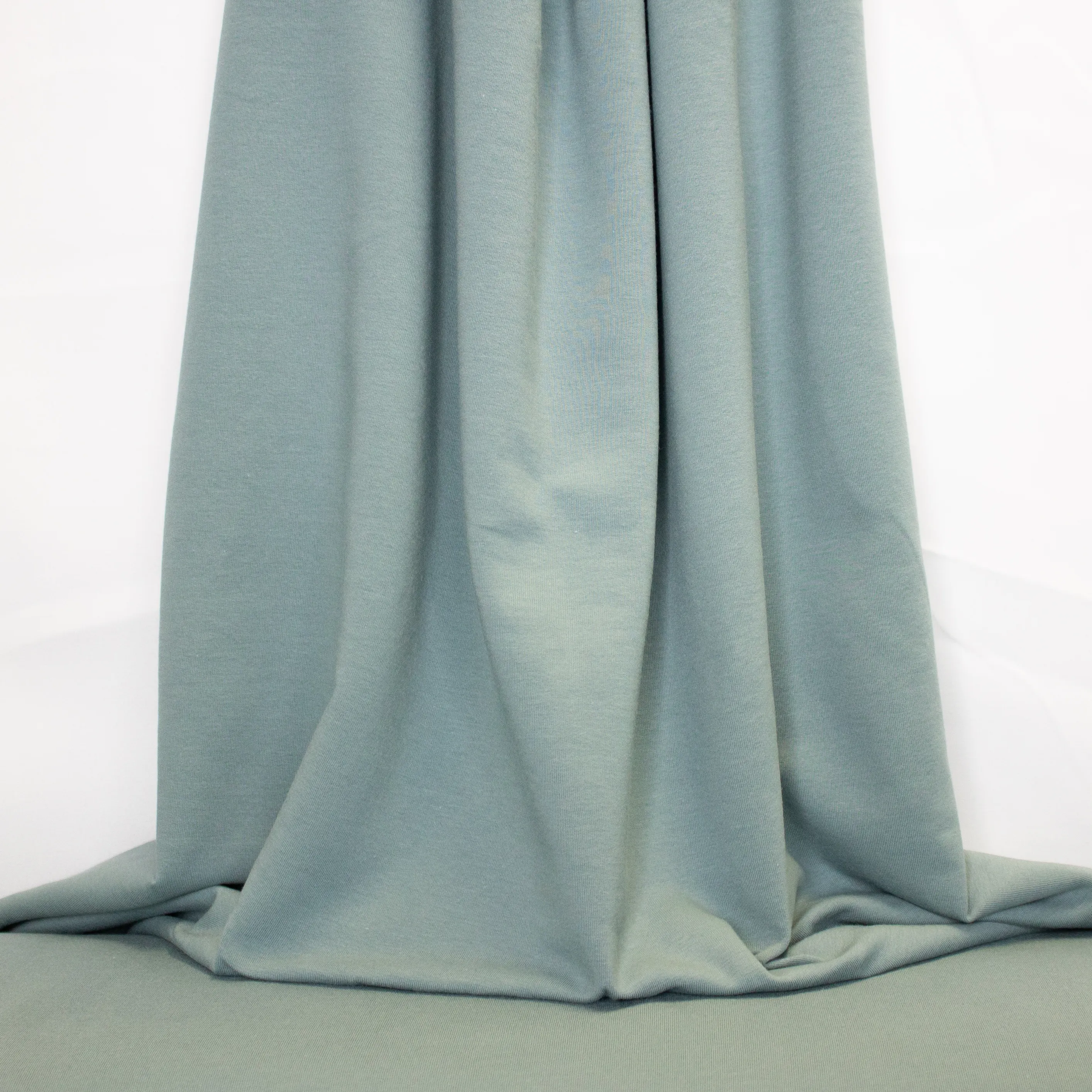 Blauwe Sweater met Geruwde Achterkant