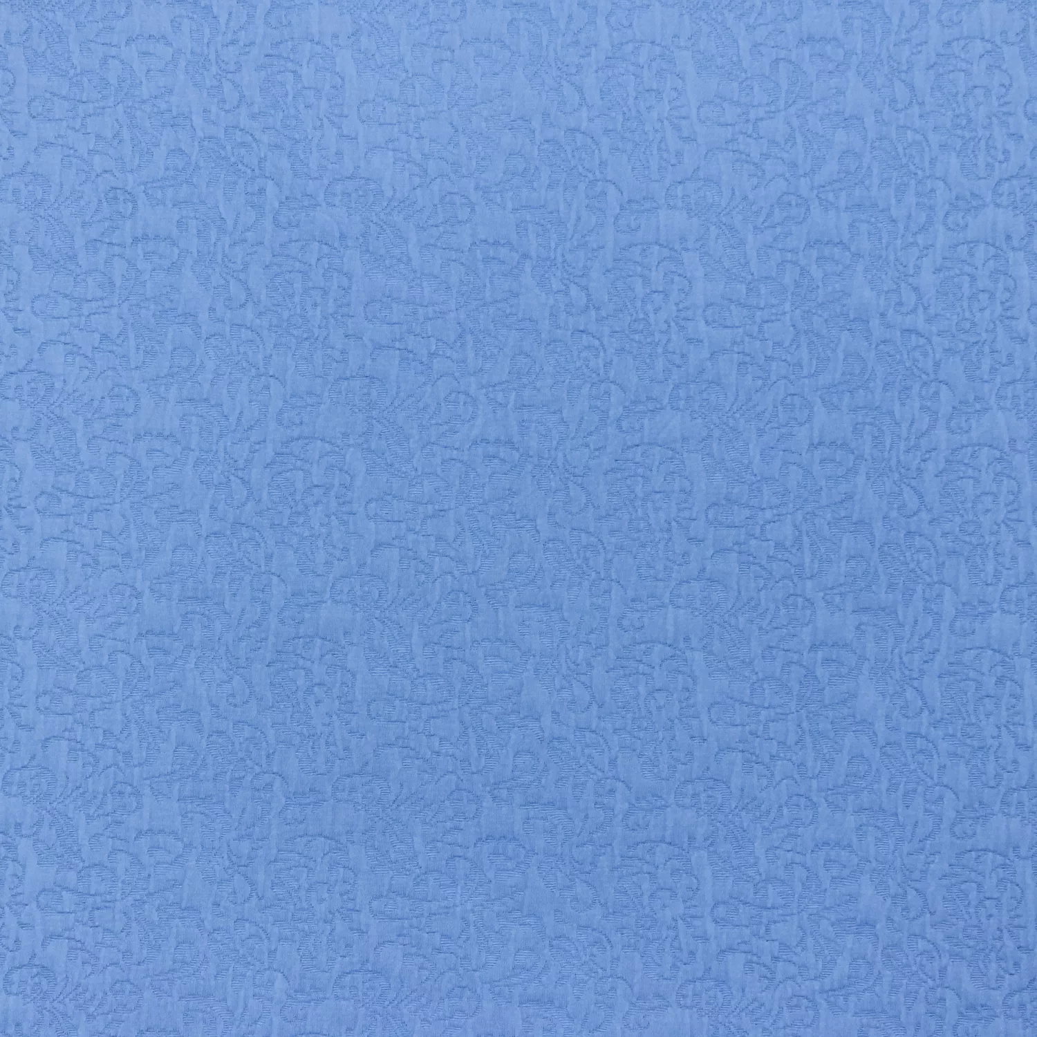 Rekbare polyester jacquard blauw