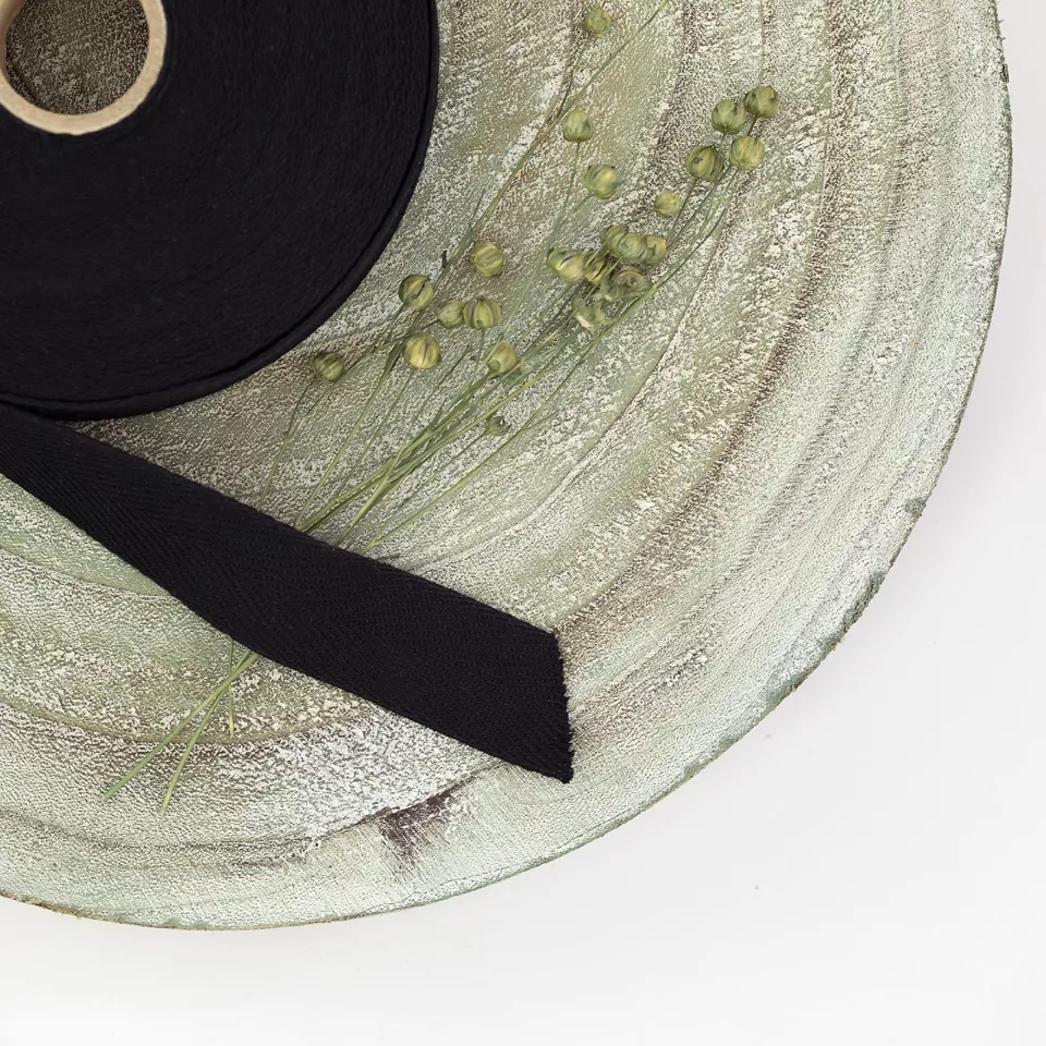 Zwarte Twill Tape See You at Six